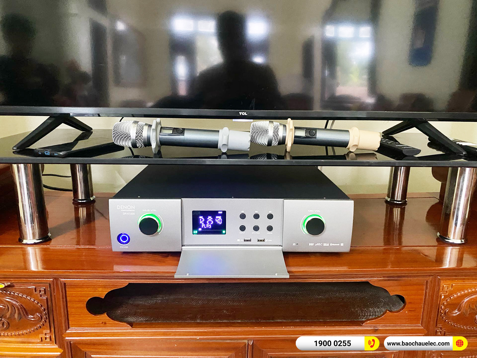 Lắp đặt dàn karaoke BIK hơn 25tr cho anh Tin tại Thái Bình (BIK CS-525, Denon Pro-DP 1600)