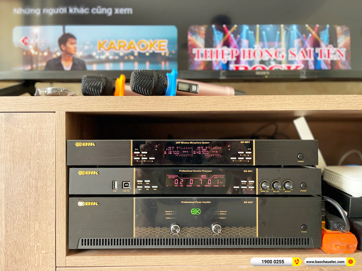 Lắp đặt d&agrave;n karaoke BIK hơn 47tr cho anh To&agrave;n tại Đồng Nai 
