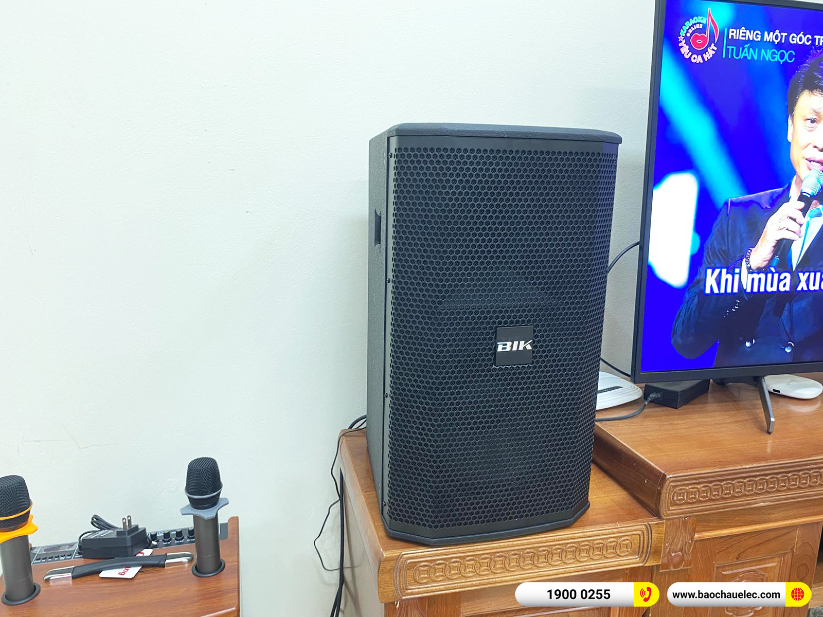 Lắp đặt d&agrave;n karaoke BIK hơn 26tr cho anh To&agrave;n tại H&agrave; Nội (BIK BSP 410II, BKSound DKA 6500)