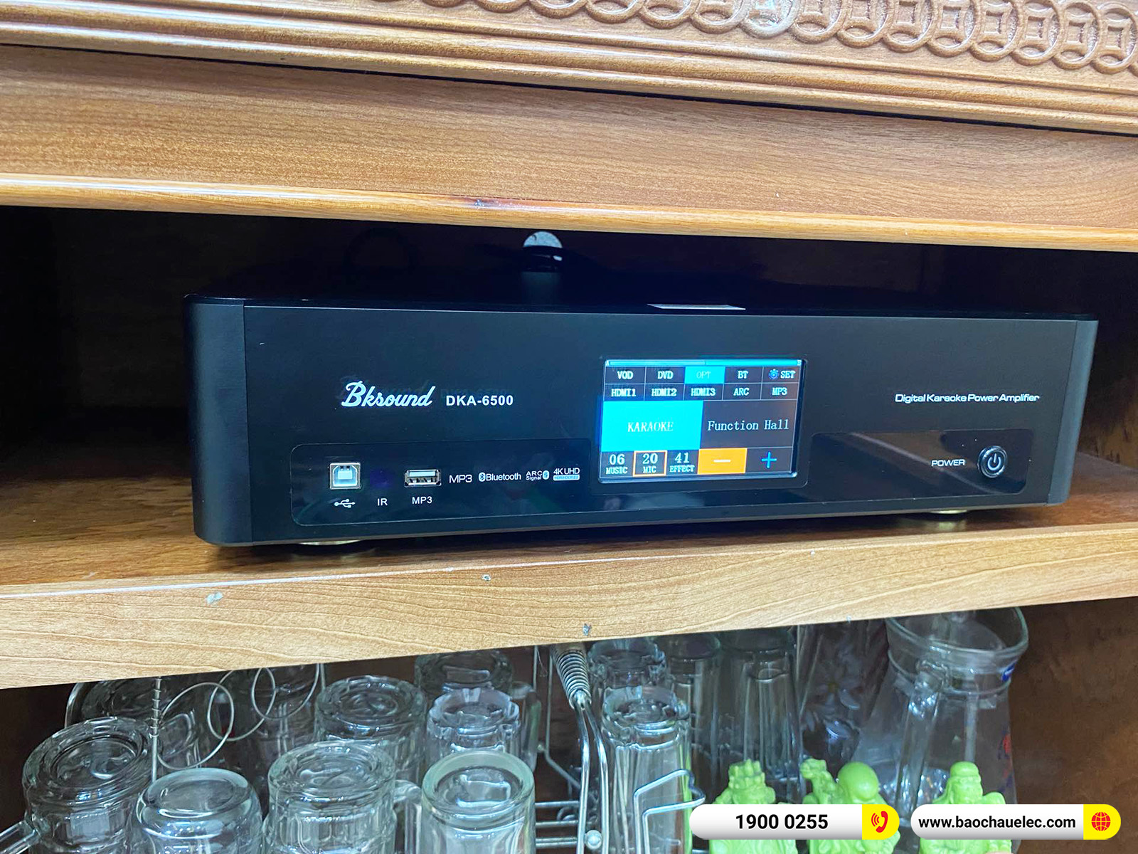 Lắp đặt d&agrave;n karaoke BIK hơn 26tr cho anh To&agrave;n tại H&agrave; Nội (BIK BSP 410II, BKSound DKA 6500)