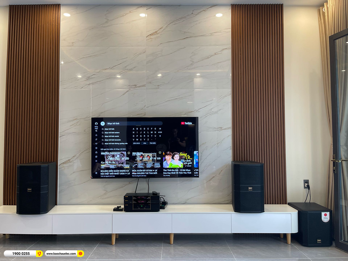 Lắp đặt dàn karaoke BIK hơn 40tr cho anh Trí tại Đồng Nai