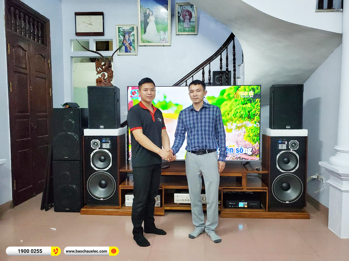 Lắp đặt d&agrave;n karaoke BIK hơn 23tr cho anh Trọng tại H&agrave; Nội 