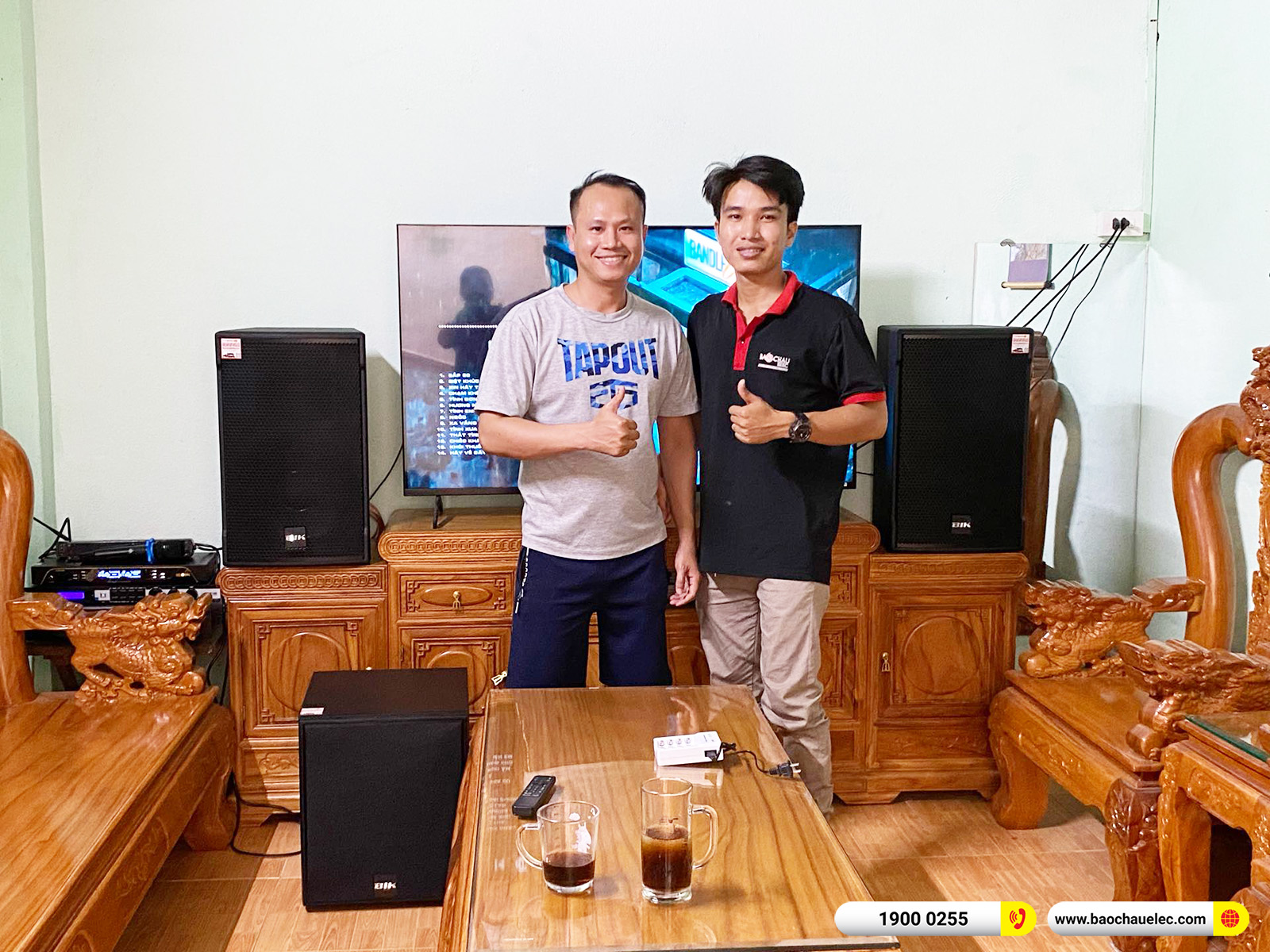 Lắp đặt d&agrave;n karaoke BIK gần 38tr cho anh Trung tại Đồng Nai