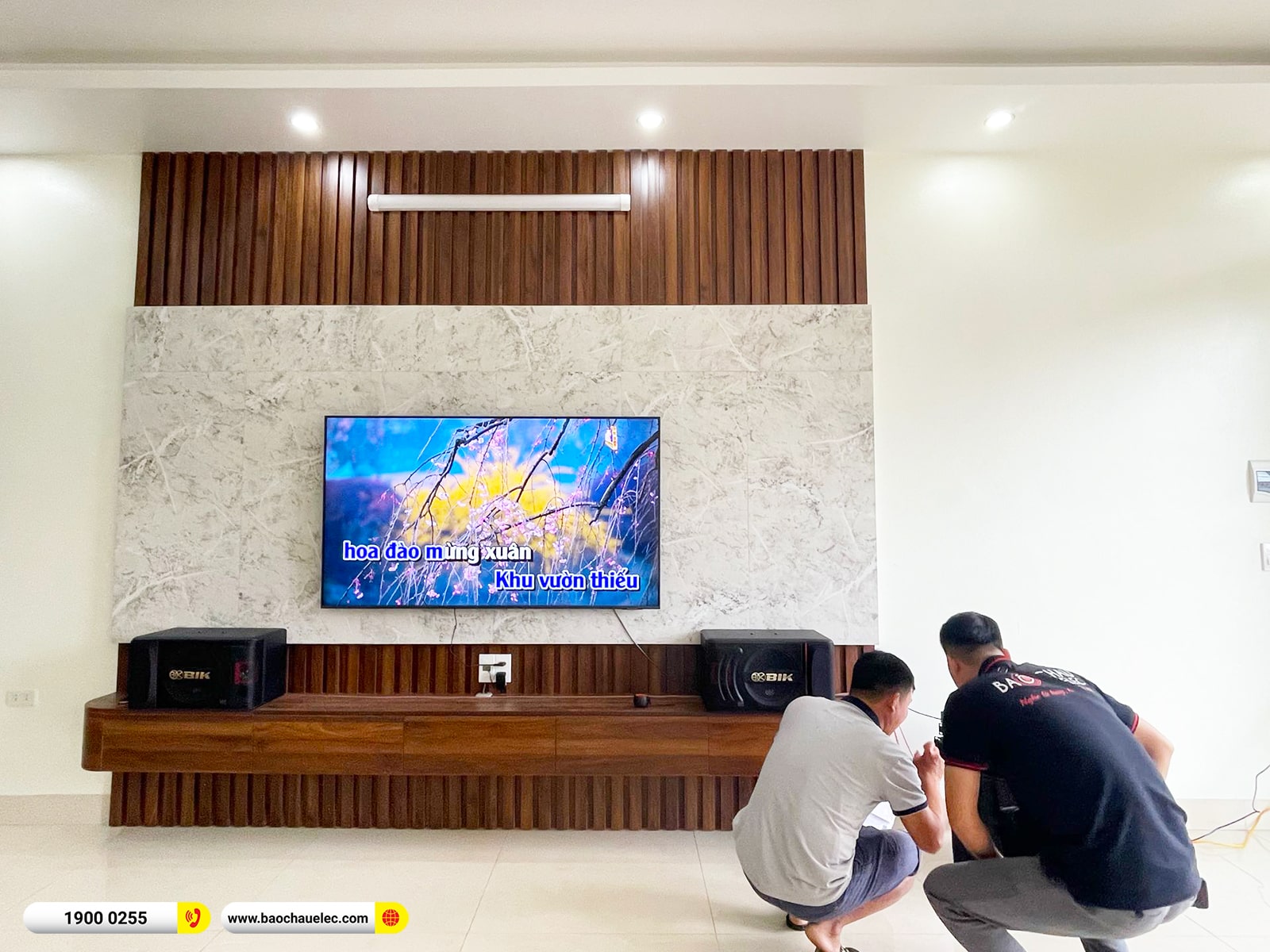 Lắp đặt d&agrave;n karaoke BIK hơn 30tr cho anh Trường tại Th&aacute;i B&igrave;nh 