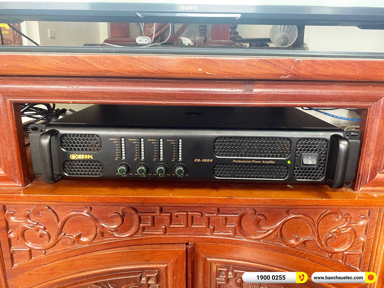Lắp đặt dàn karaoke BIK hơn 50tr cho anh Việt tại Nam Định