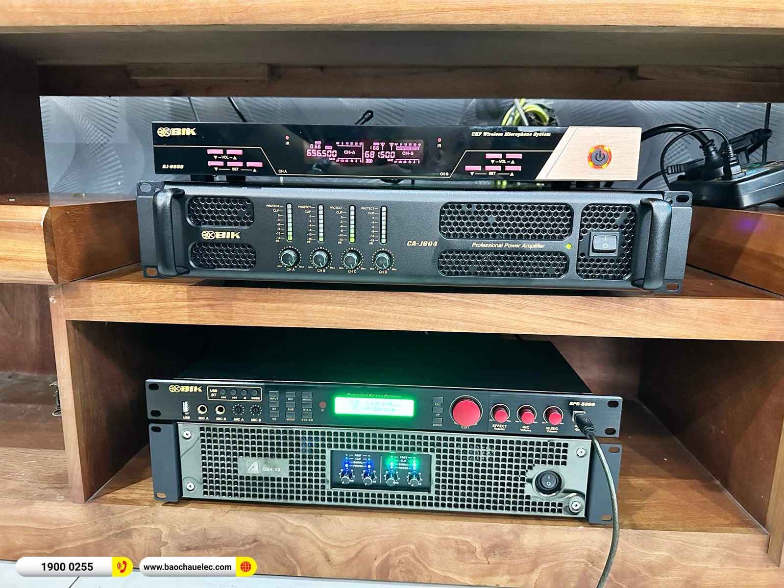 Lắp đặt d&agrave;n karaoke BIK hơn 83tr cho anh Vinh tại Đ&agrave; Nẵng