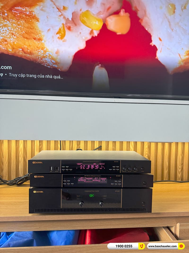 Lắp đặt d&agrave;n karaoke BIK hơn 40tr cho chị &Aacute;nh tại Đ&agrave; Nẵng 