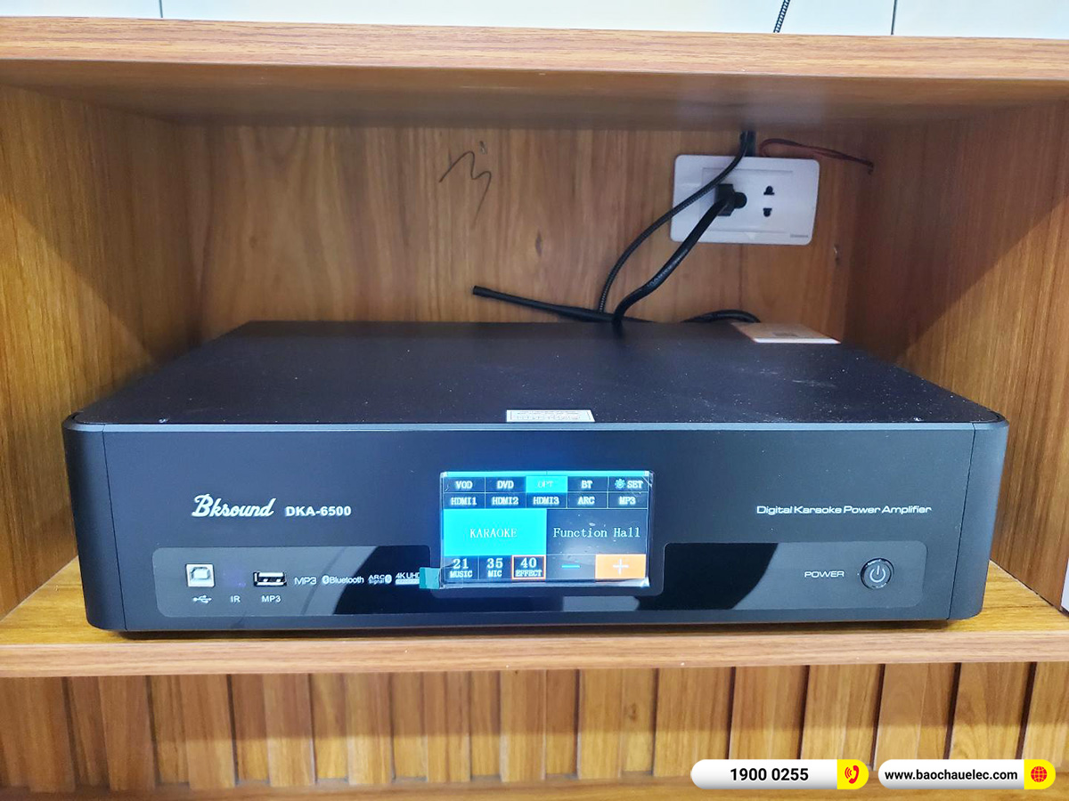 Lắp đặt d&agrave;n karaoke BIK hơn 22tr cho chị Dung tại H&agrave; Nội 