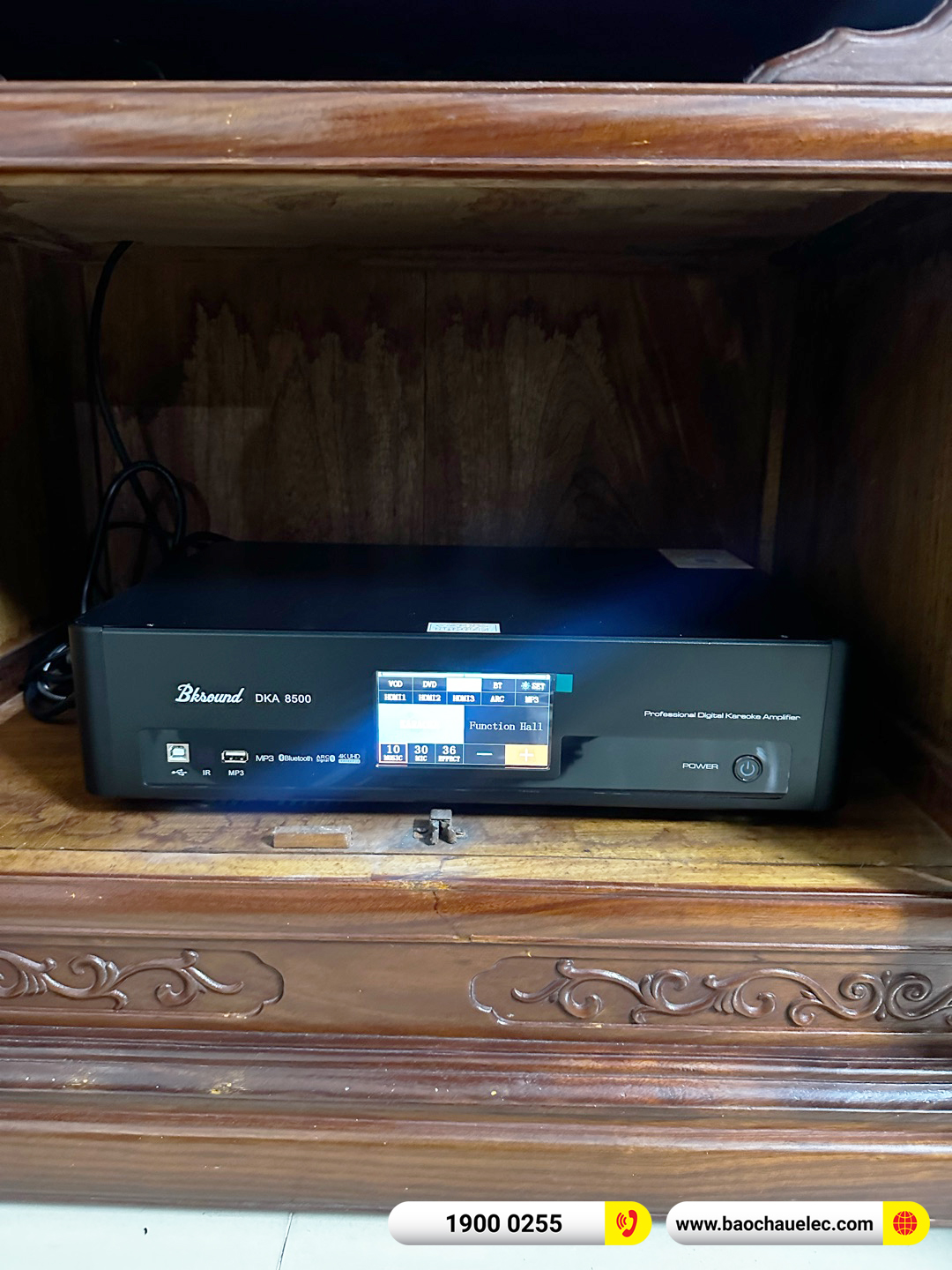 Lắp đặt d&agrave;n karaoke BIK hơn 32tr cho chị Hiếu tại H&agrave; Nam