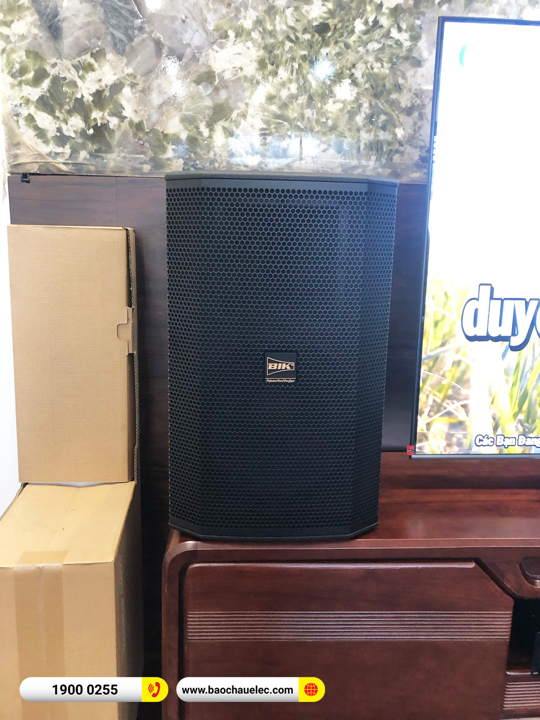 Lắp đặt d&agrave;n karaoke BIK hơn 49tr cho chị Lan tại H&agrave; Nội 