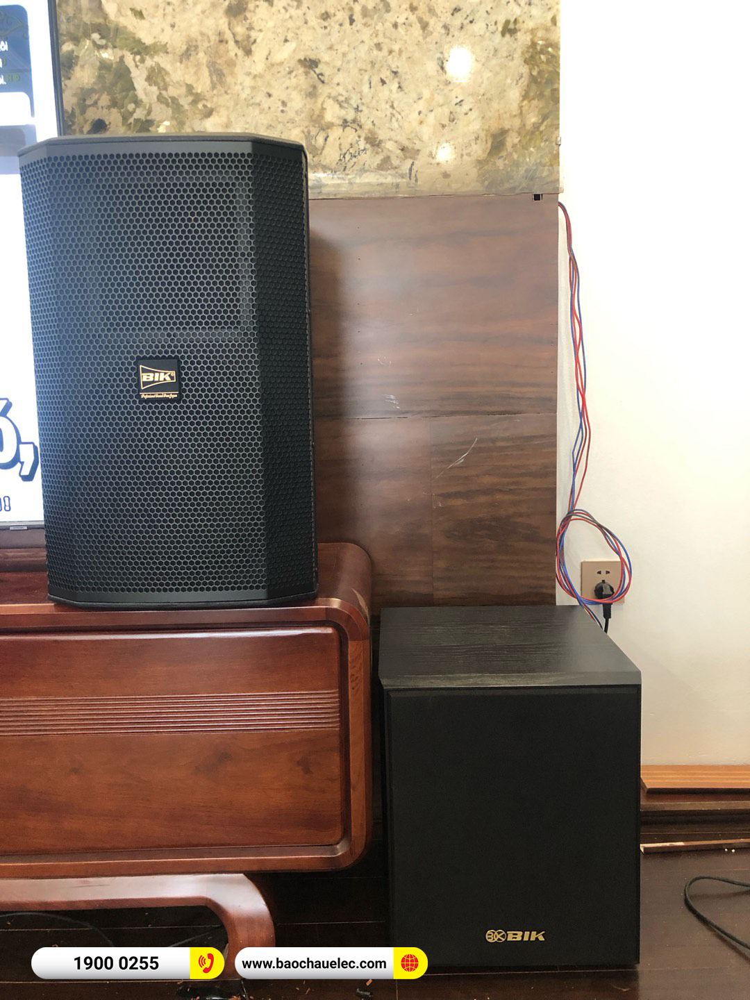 Lắp đặt d&agrave;n karaoke BIK hơn 49tr cho chị Lan tại H&agrave; Nội 