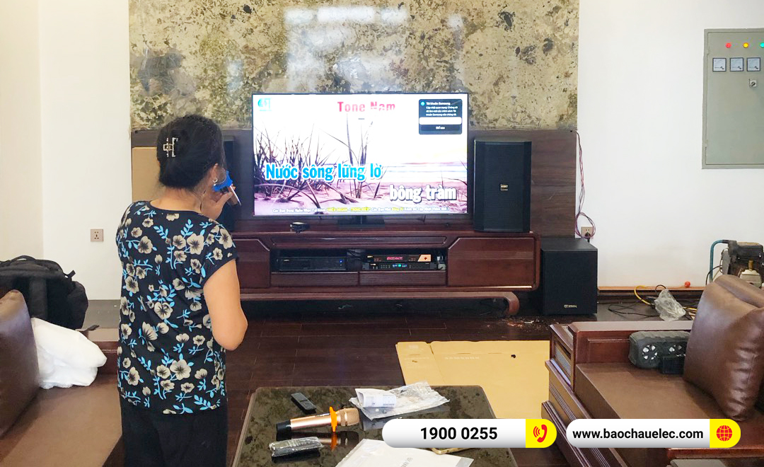 Lắp đặt d&agrave;n karaoke BIK hơn 49tr cho chị Lan tại H&agrave; Nội 