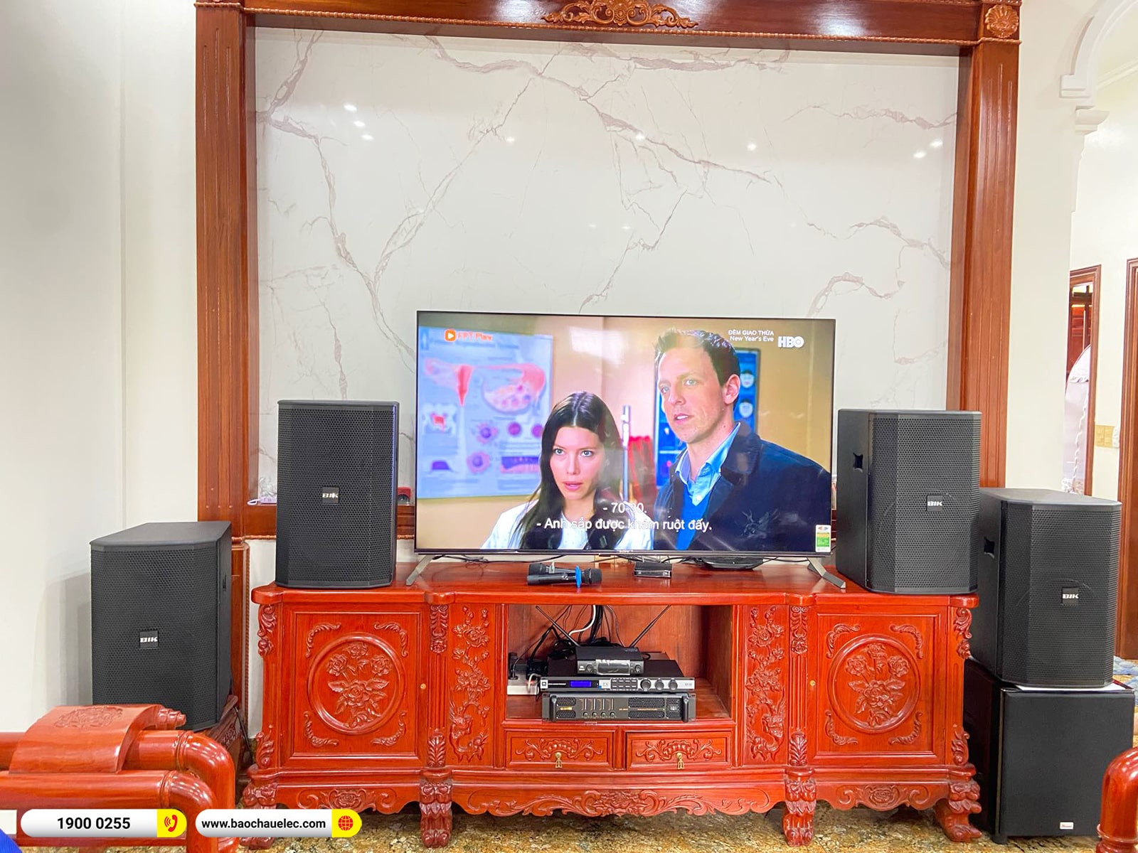 Lắp đặt d&agrave;n karaoke BIK gần 67tr cho chị Linh tại Hải Ph&ograve;ng