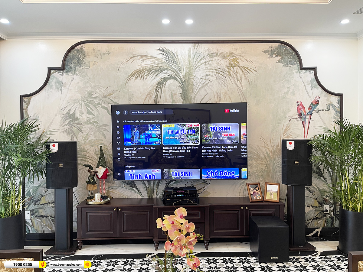 Lắp đặt d&agrave;n karaoke BIK hơn 40tr cho chị Ngọc tại H&agrave; Nội 