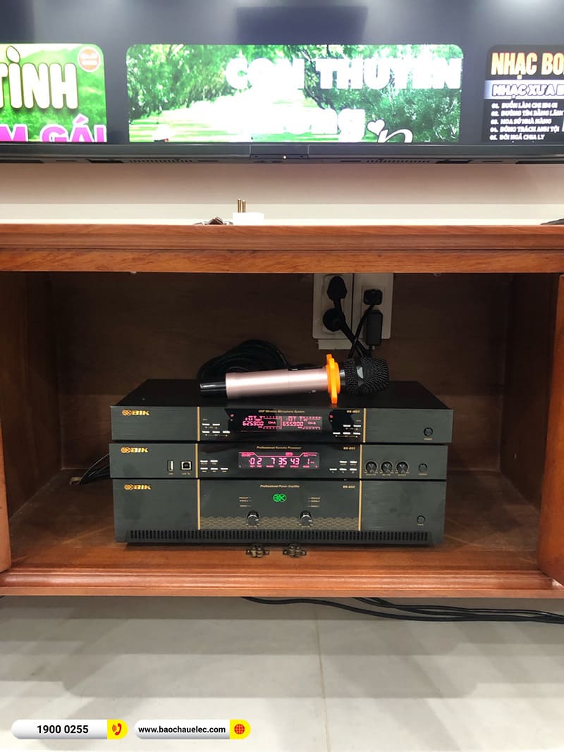 Lắp đặt dàn karaoke BIK hơn 40tr cho chị Thu tại Hà Nội