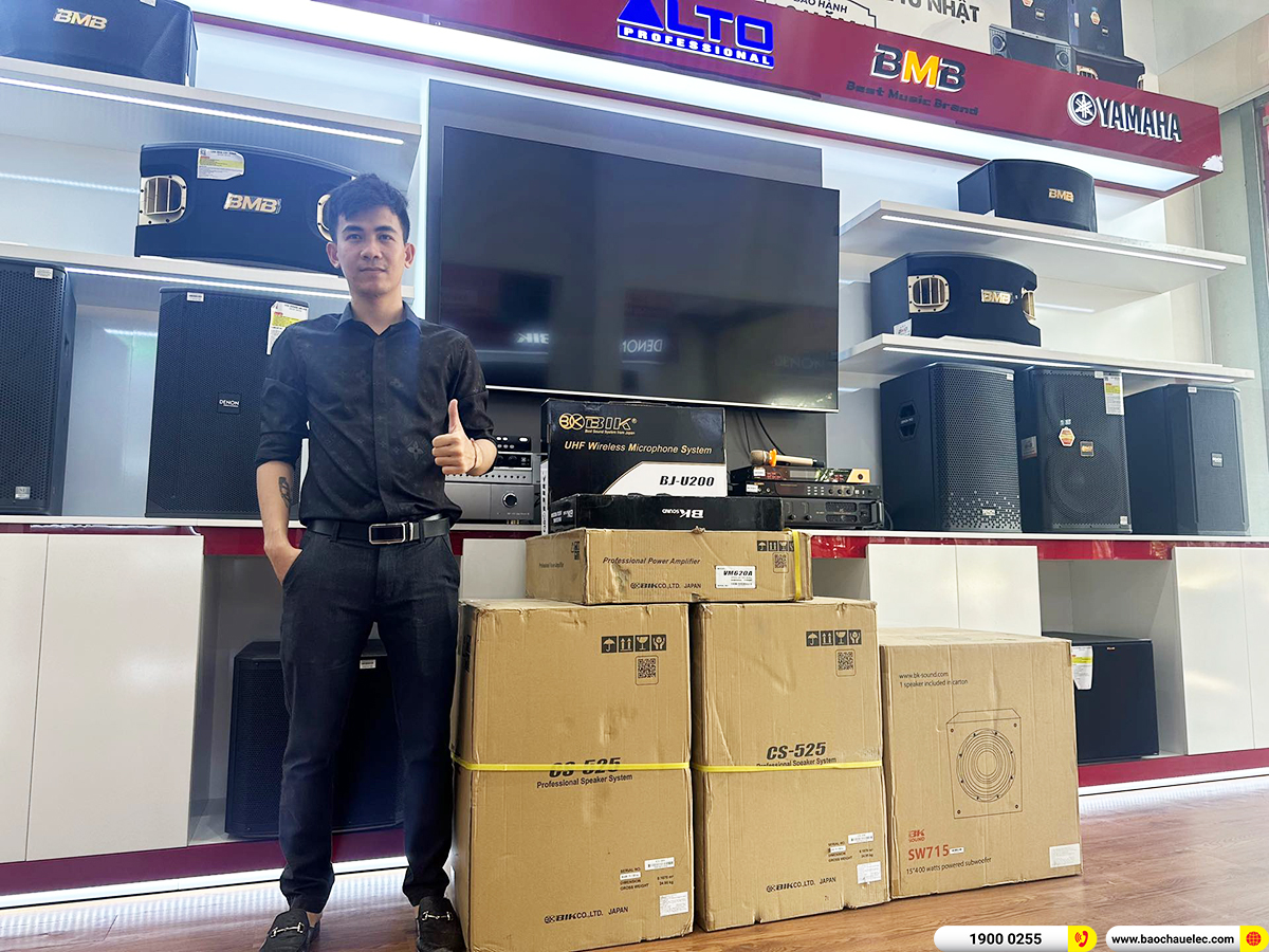 Lắp đặt d&agrave;n karaoke BIK hơn 36tr cho anh Lương ở Đăk Lăk