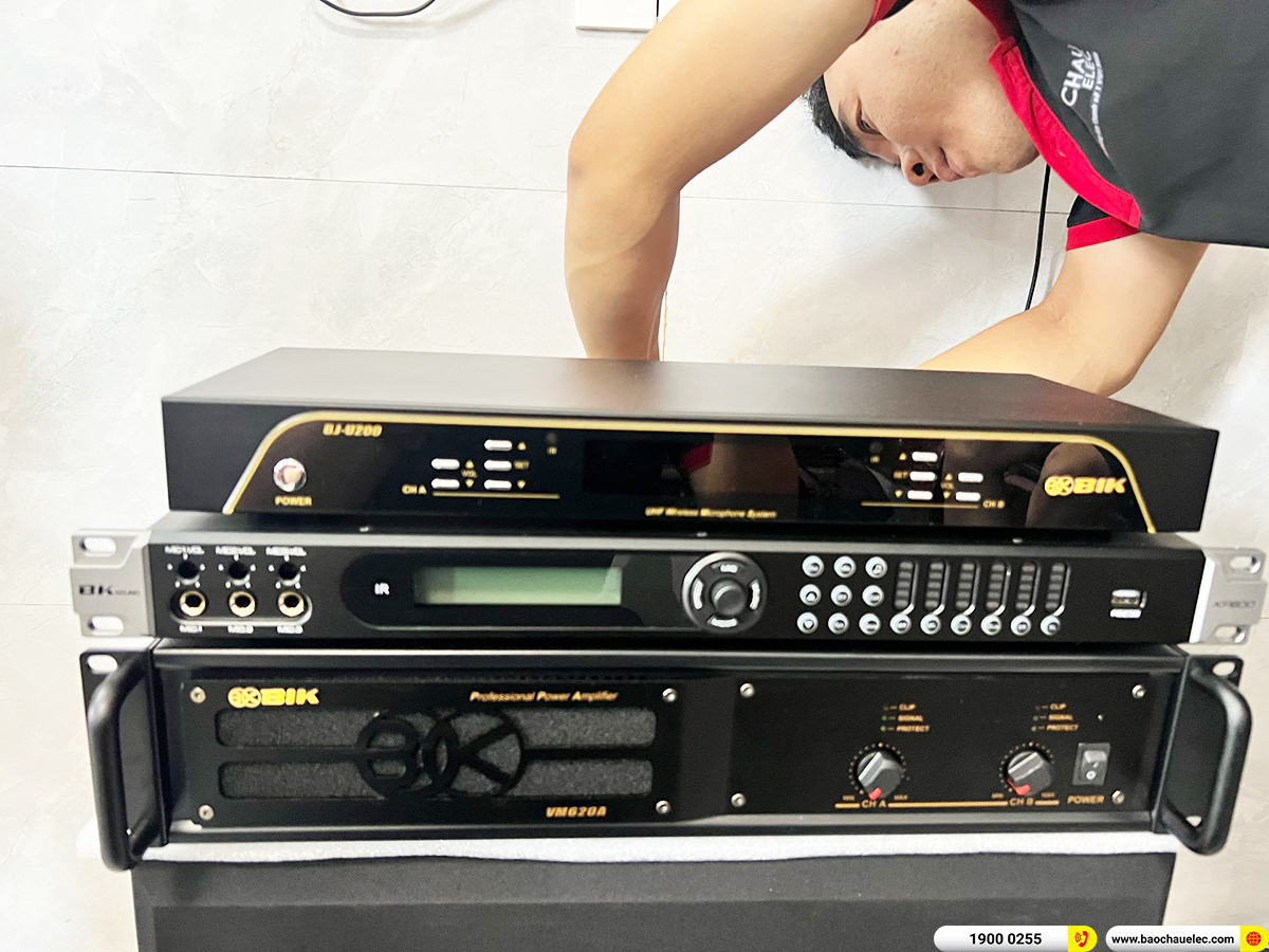 Lắp đặt d&agrave;n karaoke BIK hơn 36tr cho anh Lương ở Đăk Lăk