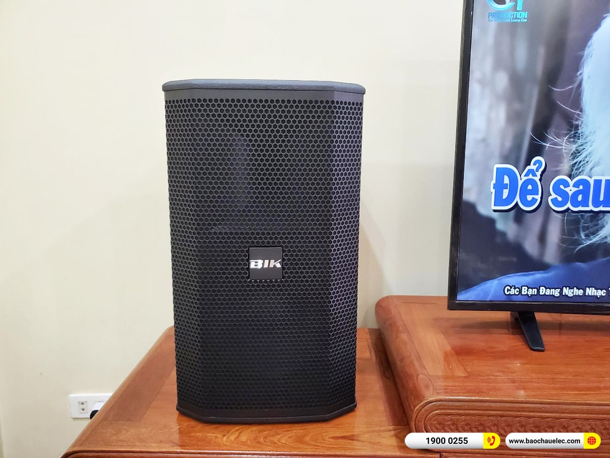 Lắp đặt dàn karaoke BIK hơn 27tr cho chú Chủ tại Hà Nội (BIK BSP410II, BKSound DKA 6500, BKSound SW512)