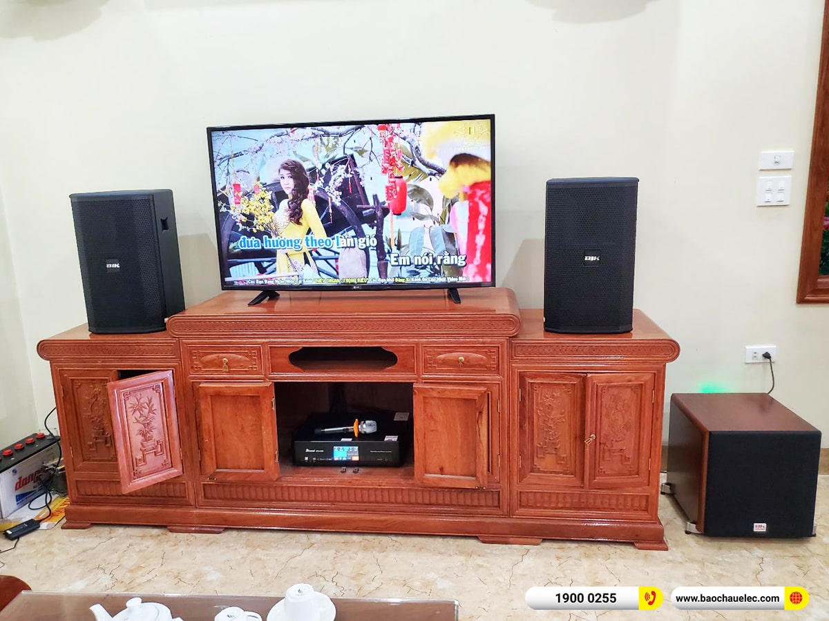 Lắp đặt dàn karaoke BIK hơn 27tr cho chú Chủ tại Hà Nội (BIK BSP410II, BKSound DKA 6500, BKSound SW512)