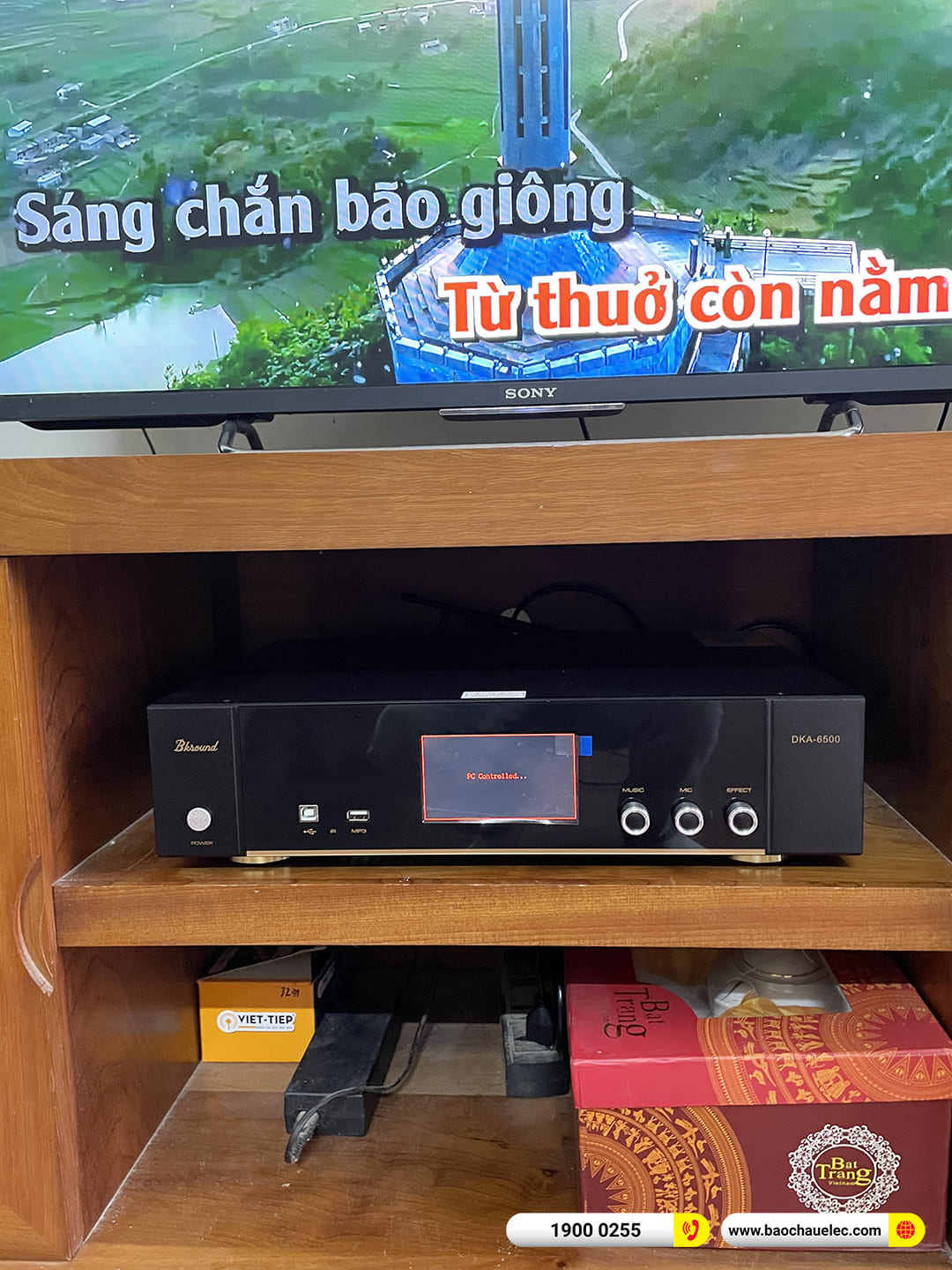 Lắp đặt d&agrave;n karaoke BIK hơn 27tr cho ch&uacute; Vĩnh tại H&agrave; Nội 