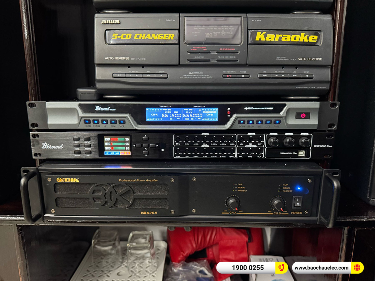 Lắp đặt d&agrave;n karaoke BIK hơn 33 triệu cho c&ocirc; Hiền tại H&agrave; Nội
