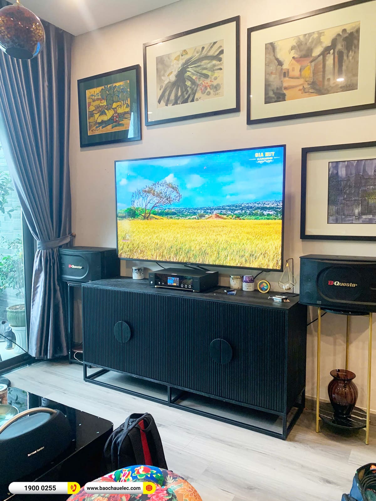 Lắp đặt d&agrave;n karaoke BIK hơn 15tr cho c&ocirc; Minh tại H&agrave; Nội 