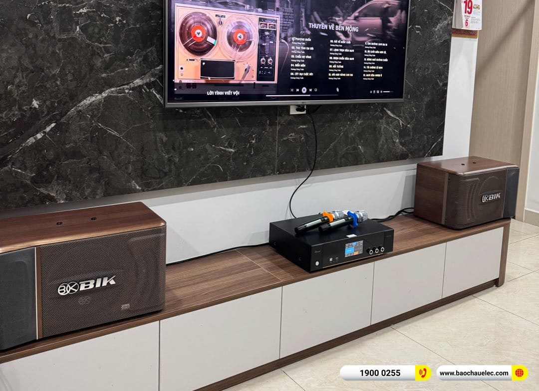 Lắp đặt dàn karaoke BIK hơn 14tr cho cô Nhung tại Hà Nội