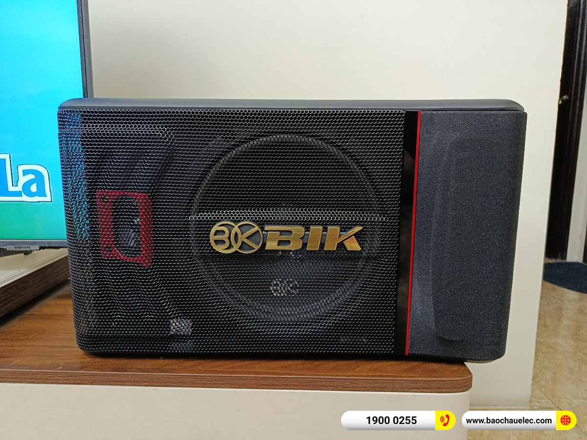 Lắp đặt d&agrave;n karaoke BIK hơn 21tr cho c&ocirc; Quy tại H&agrave; Nội