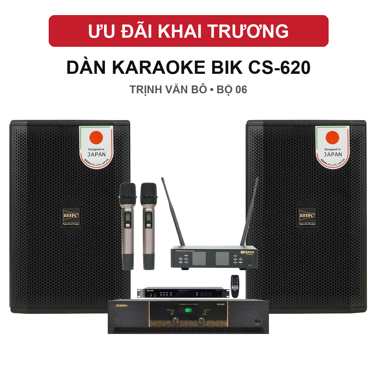 Bố tr&iacute; d&agrave;n BIK CS-620