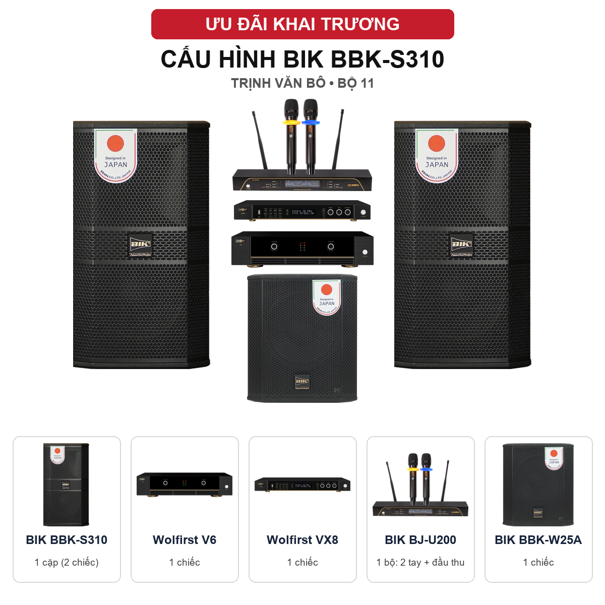 Cấu h&igrave;nh bộ 11