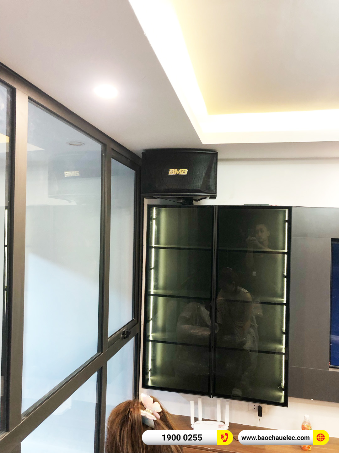 Lắp đặt d&agrave;n karaoke BMB hơn 22tr cho anh Cảnh tại H&agrave; Nội 