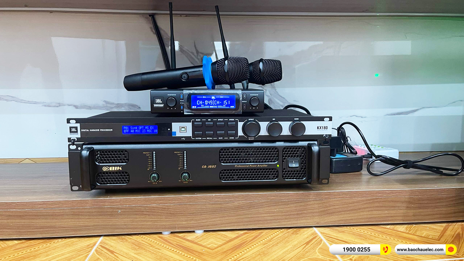 Lắp đặt d&agrave;n karaoke BMB hơn 49tr cho anh Đại tại H&agrave; Nội