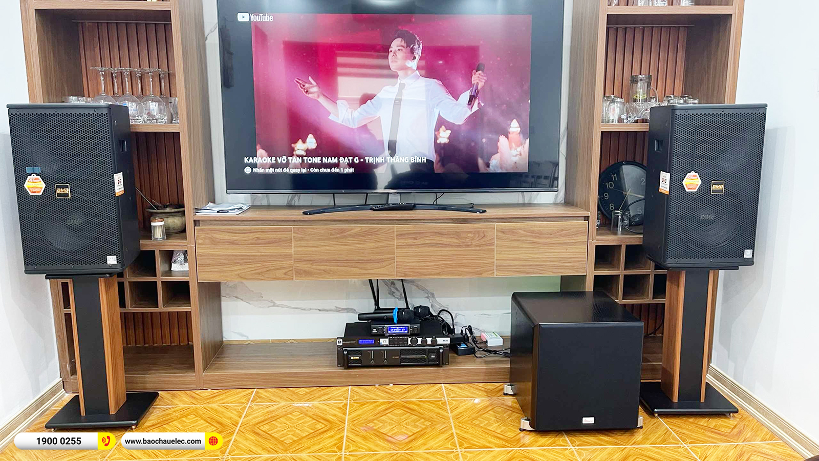 Lắp đặt d&agrave;n karaoke BMB hơn 49tr cho anh Đại tại H&agrave; Nội