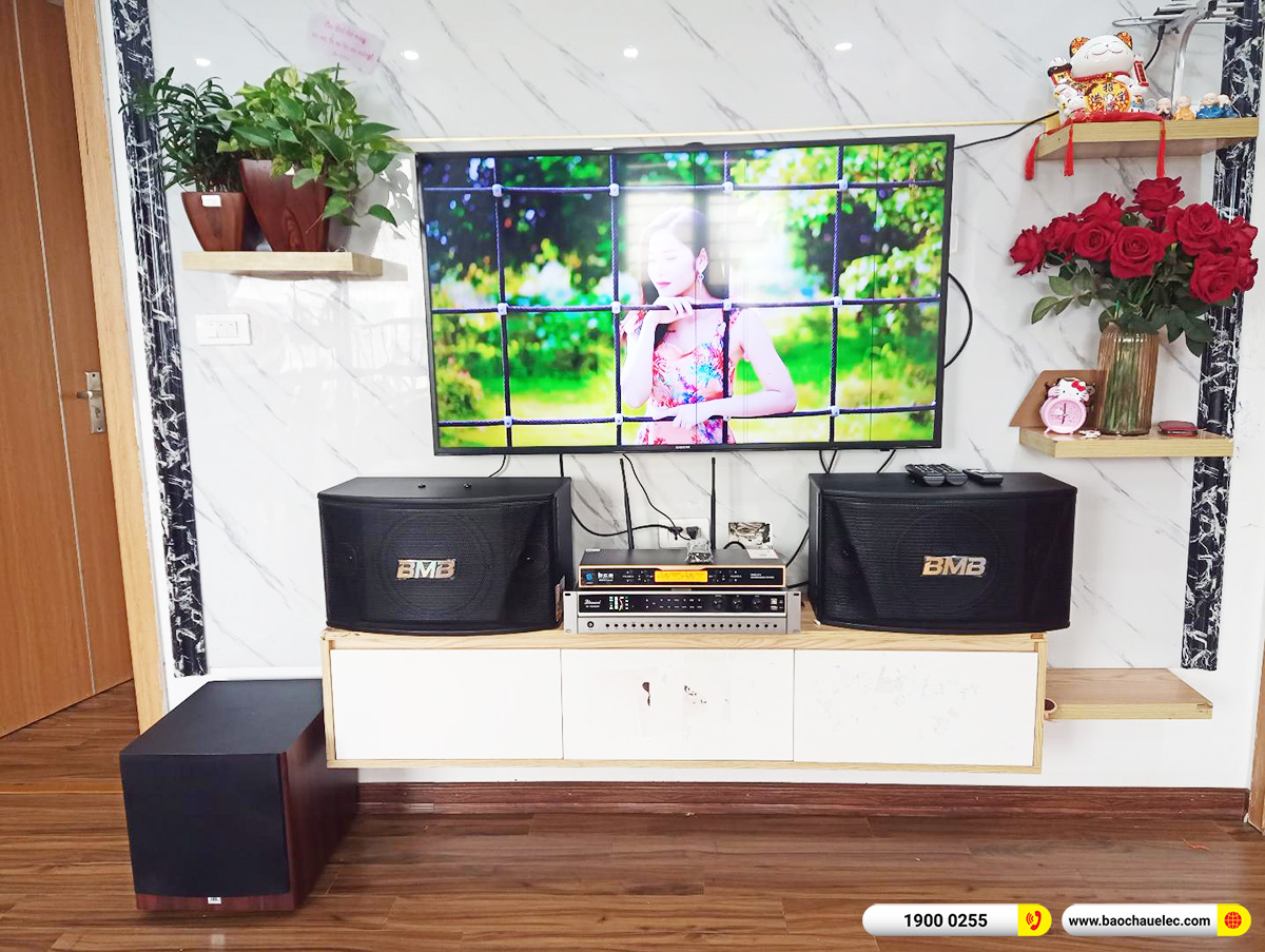 Lắp đặt d&agrave;n karaoke BMB gần 32tr cho anh Đạt tại H&agrave; Nội (BMB CSN 510SE, DP3600 New, JBL A100P, UGX12 Gold)