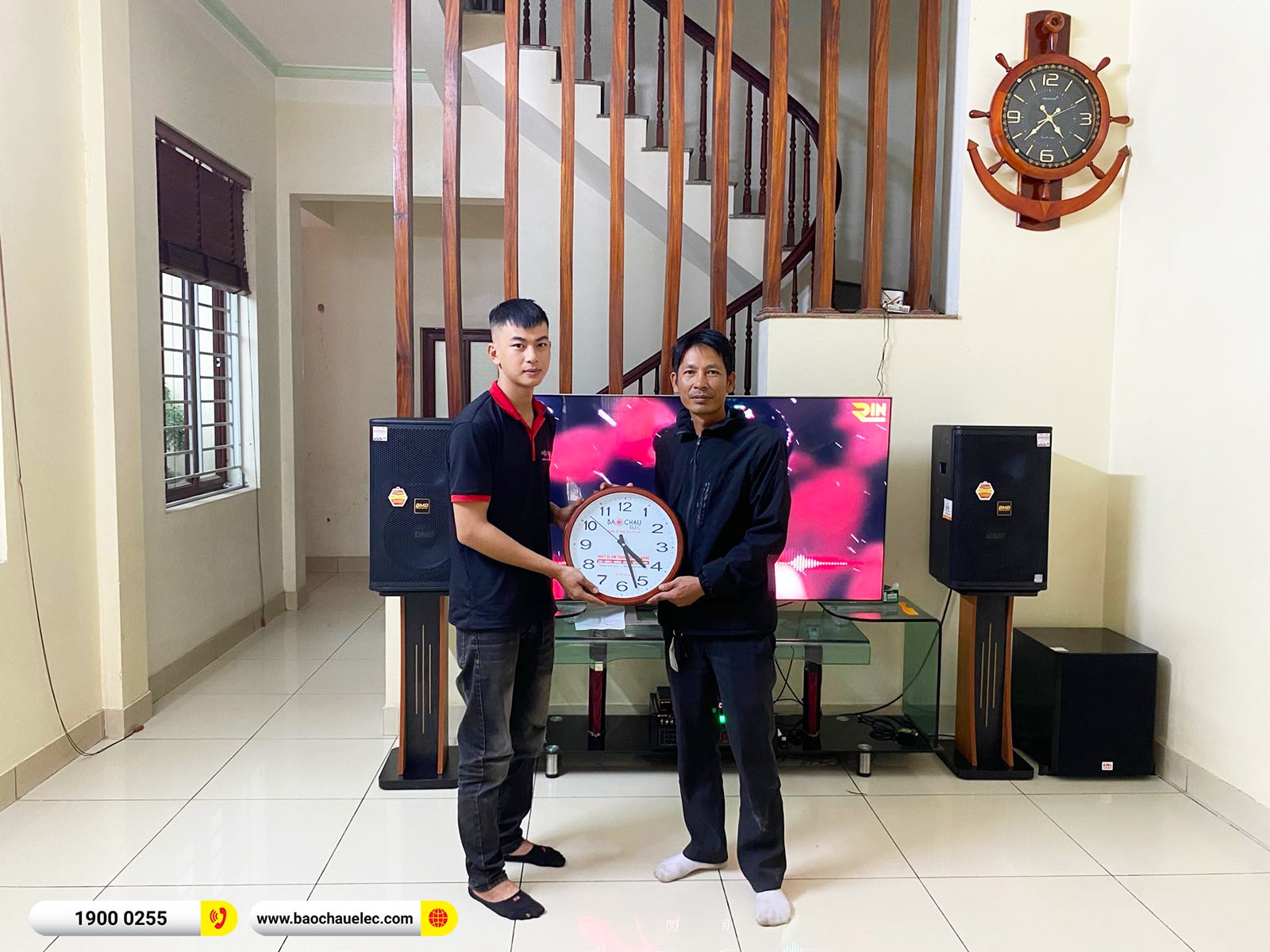 Lắp đặt d&agrave;n karaoke BMB gần 55tr cho anh Đ&ocirc;ng tại H&agrave; Nội (BMB 1212SE, BPA-8200, BPR-5600, SW612, BJ-U600)