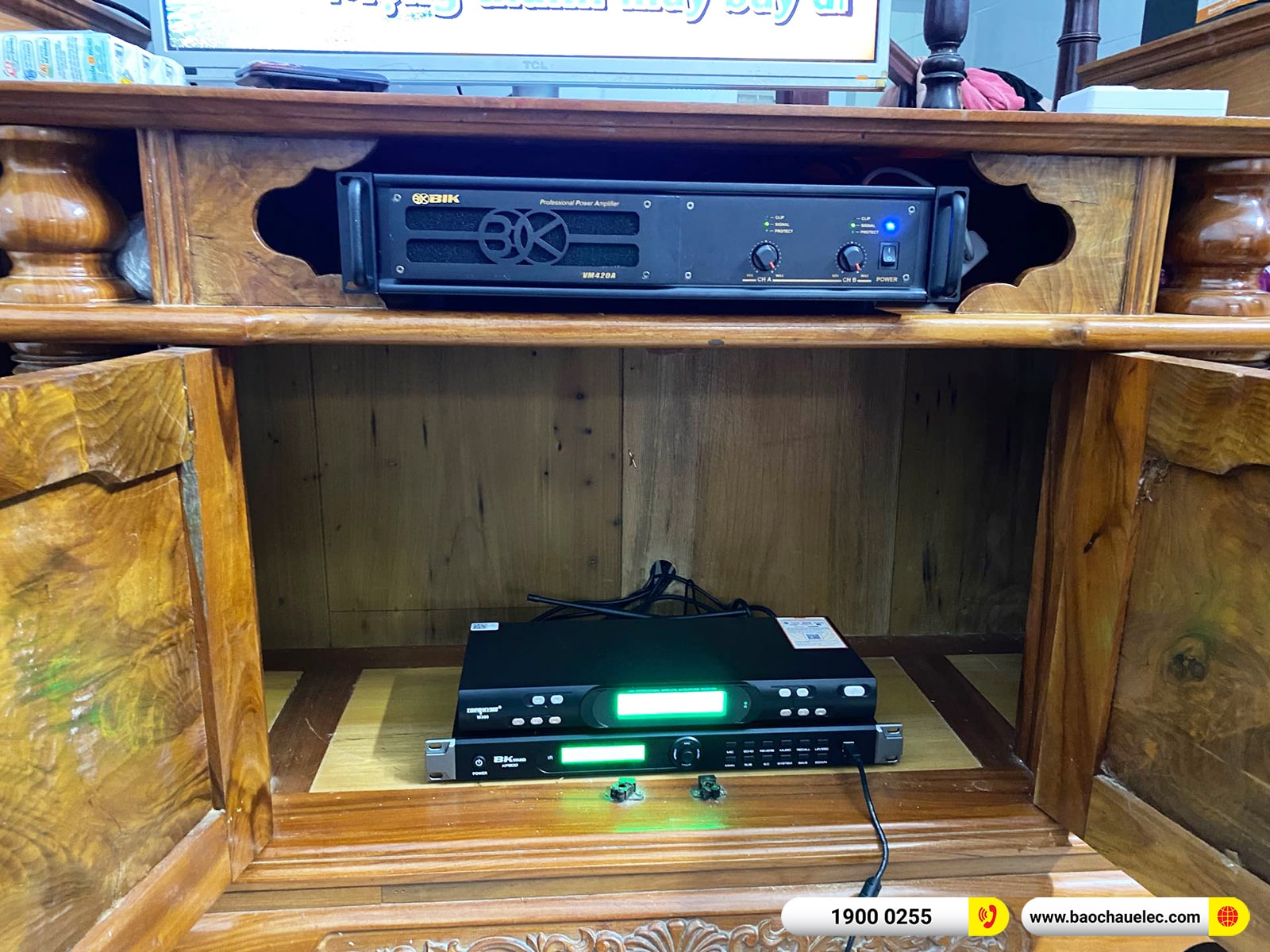 Lắp đặt d&agrave;n karaoke BMB gần 34tr cho anh Duẩn tại H&agrave; Nội (BMB CSN 510SE, VM420A, KP500, SW612, Toprhyme M300)