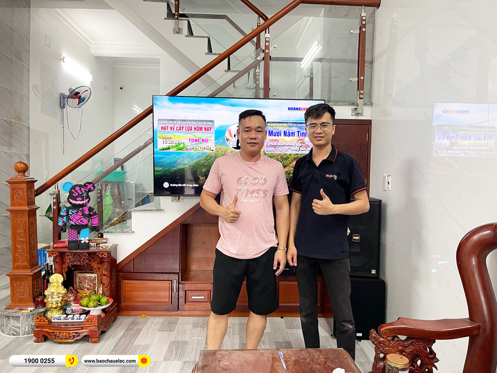 Lắp đặt d&agrave;n karaoke BMB hơn 50tr cho anh Duy tại Đồng Nai