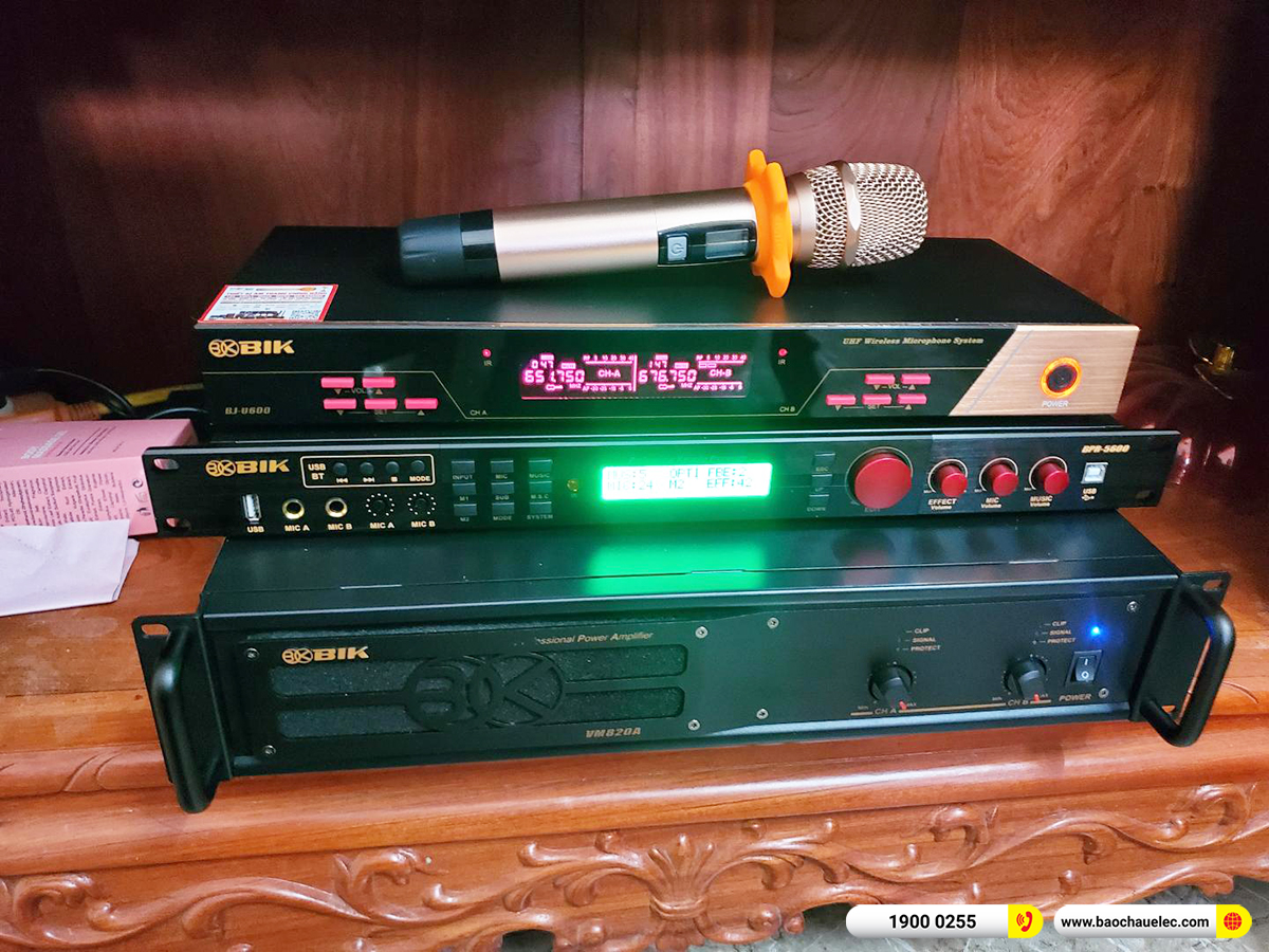 Lắp đặt dàn karaoke BMB hơn 54tr cho anh Hùng tại Hà Nội