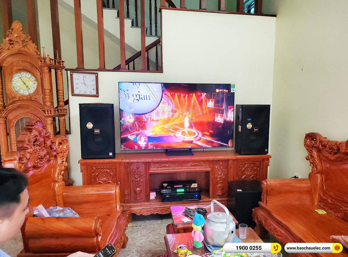 Lắp đặt dàn karaoke BMB hơn 54tr cho anh Hùng tại Hà Nội