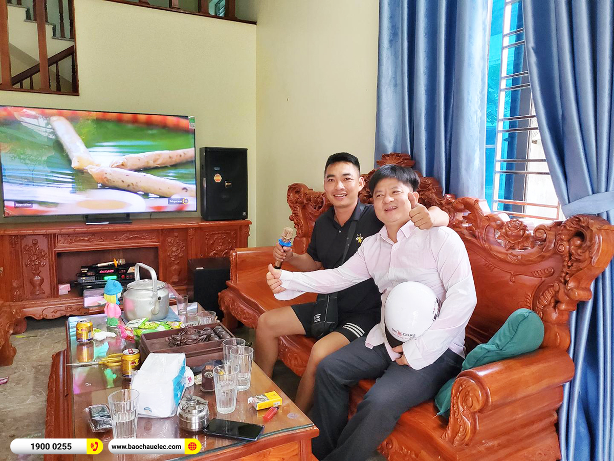 Lắp đặt dàn karaoke BMB hơn 54tr cho anh Hùng tại Hà Nội