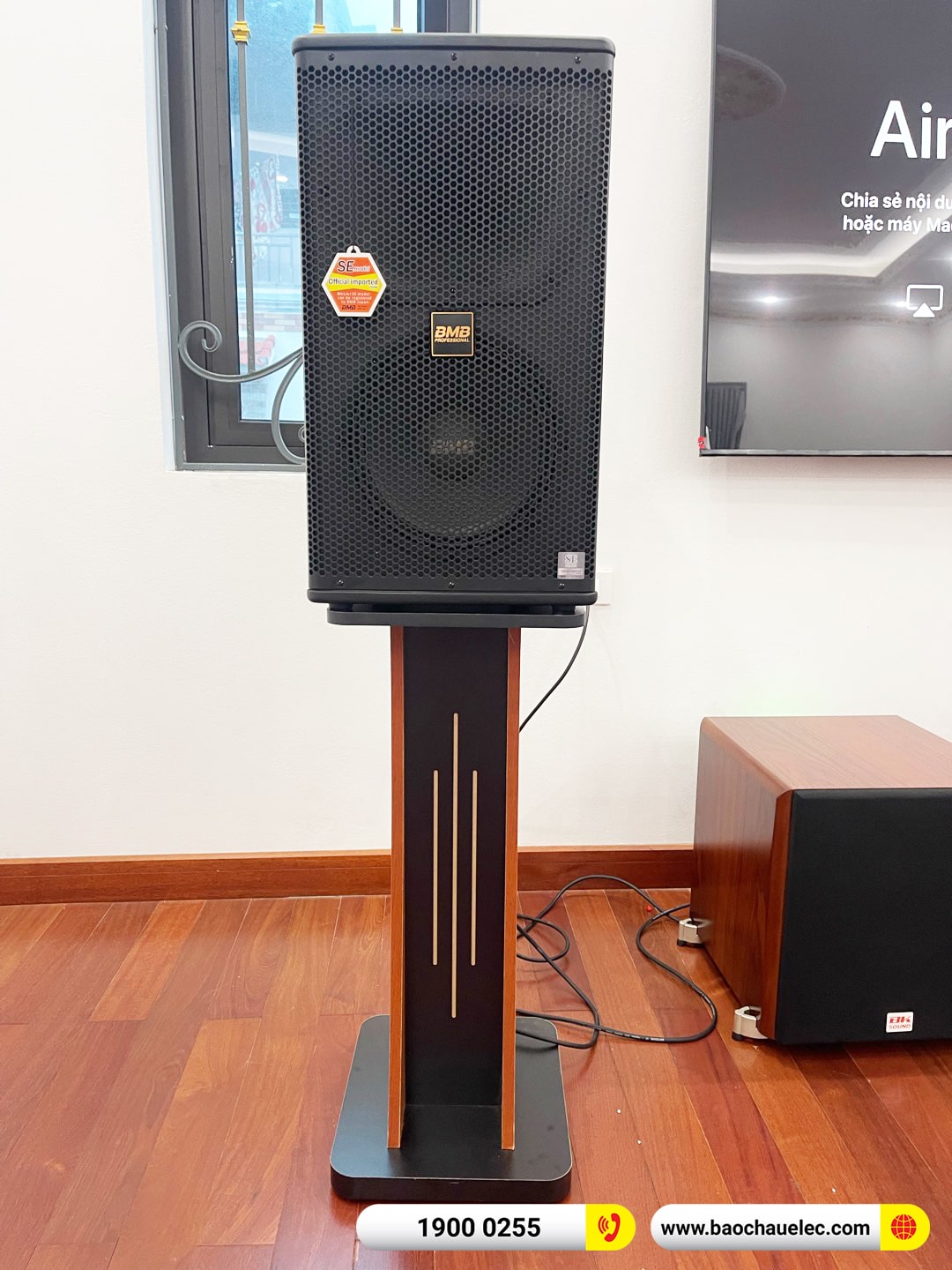 Lắp đặt d&agrave;n karaoke BMB gần 40tr cho anh Nguy&ecirc;n tại H&agrave; Nội (BMB 1210SE, BDA-X33, SW512, Toprhyme M300)