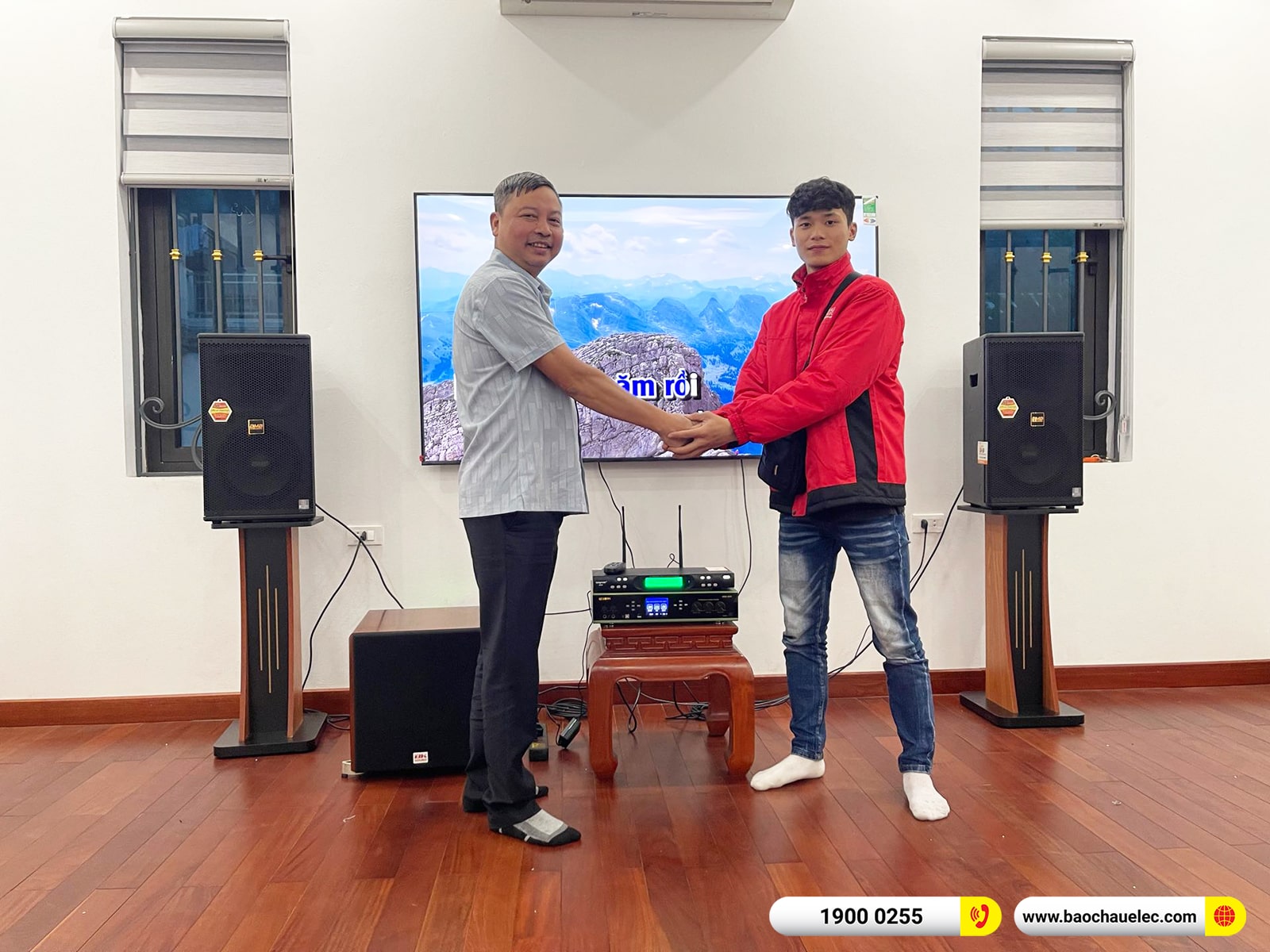 Lắp đặt d&agrave;n karaoke BMB gần 40tr cho anh Nguy&ecirc;n tại H&agrave; Nội (BMB 1210SE, BDA-X33, SW512, Toprhyme M300)
