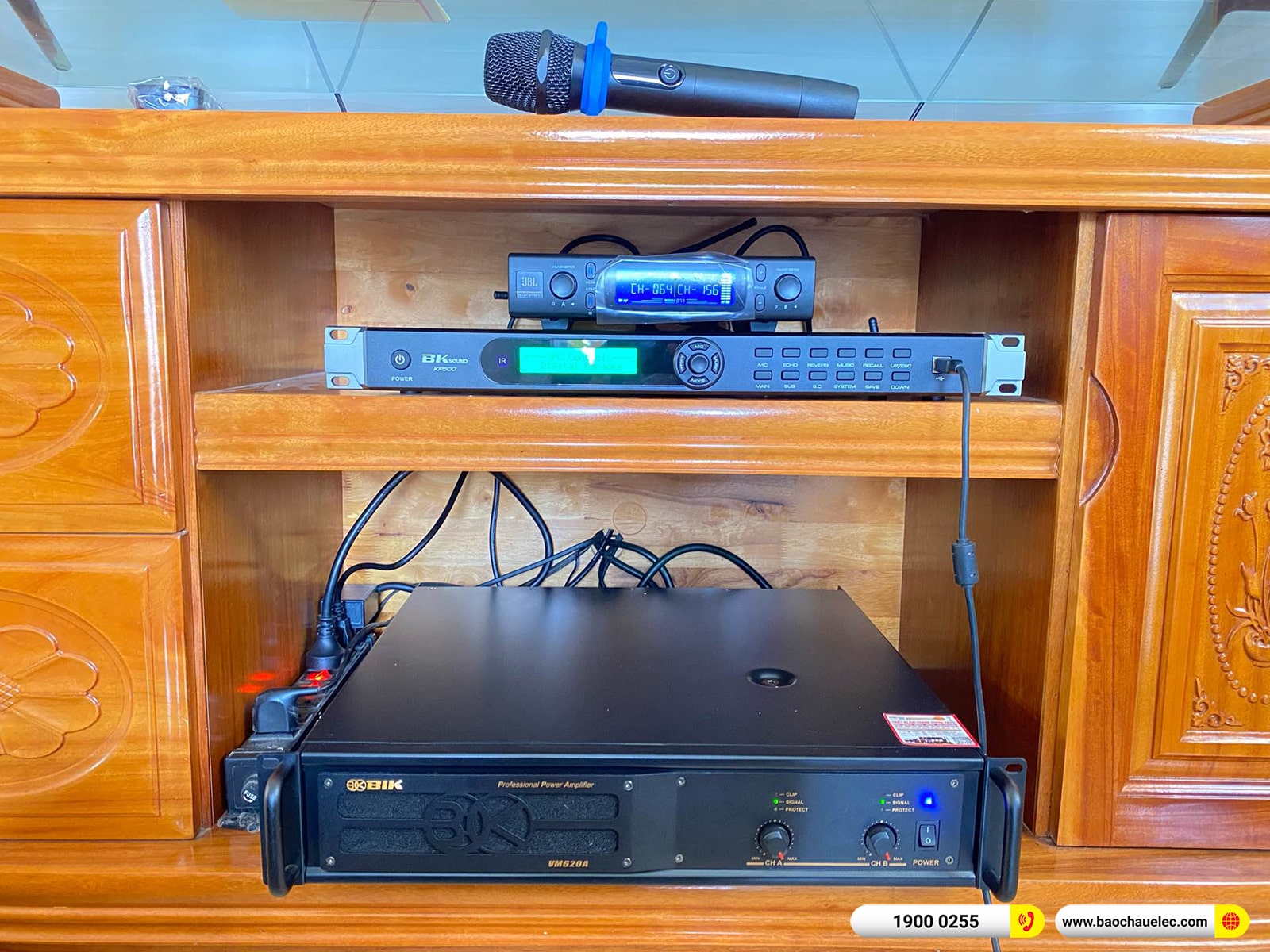 Lắp đặt d&agrave;n karaoke BMB hơn 53tr cho anh Ph&ugrave;ng tại Đồng Nai (BMB 1212SE, VM620A, KP500, SW715, VM300)