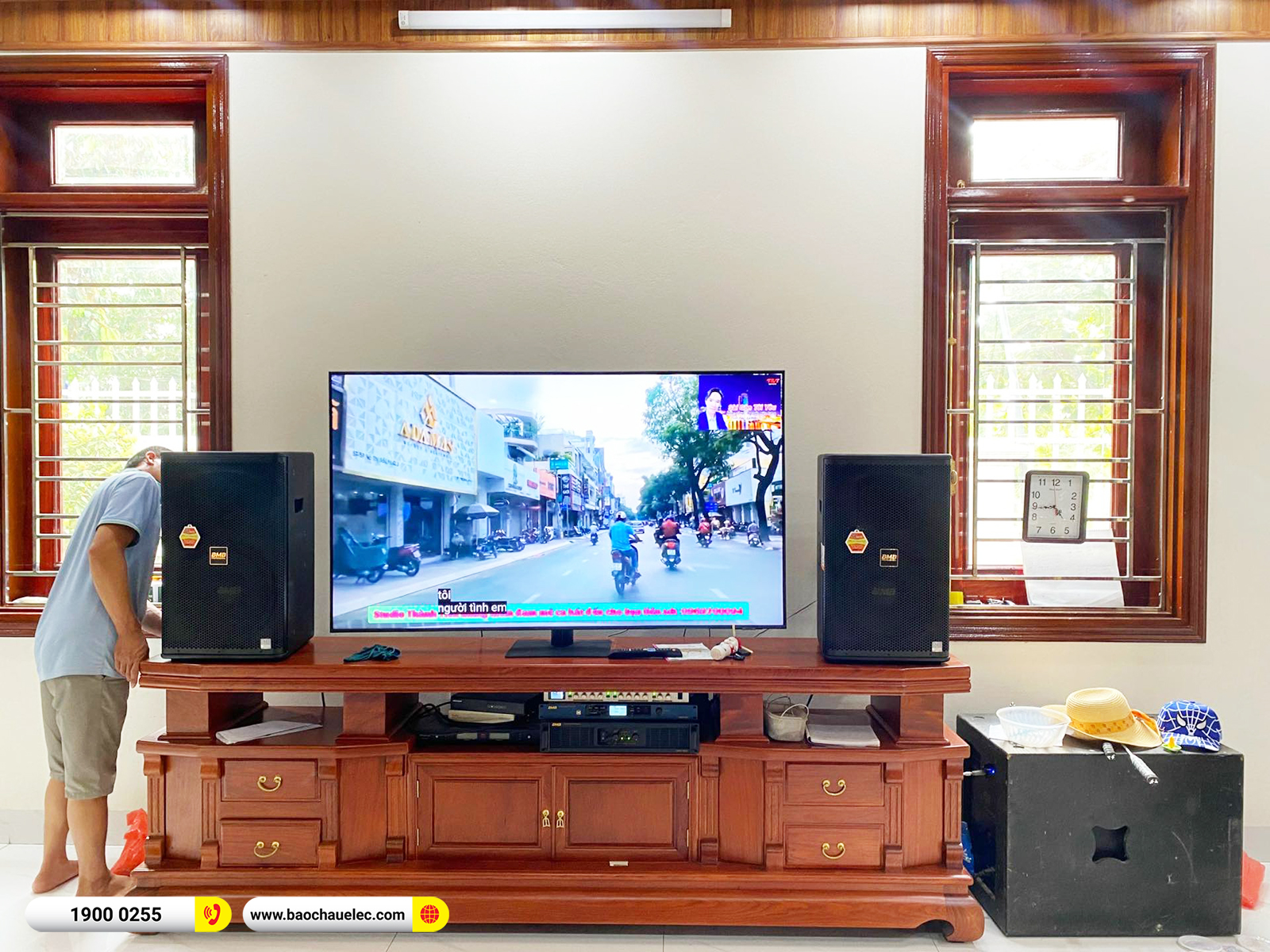 Lắp đặt d&agrave;n karaoke BMB gần 59tr cho anh Qu&yacute; tại Bắc Ninh