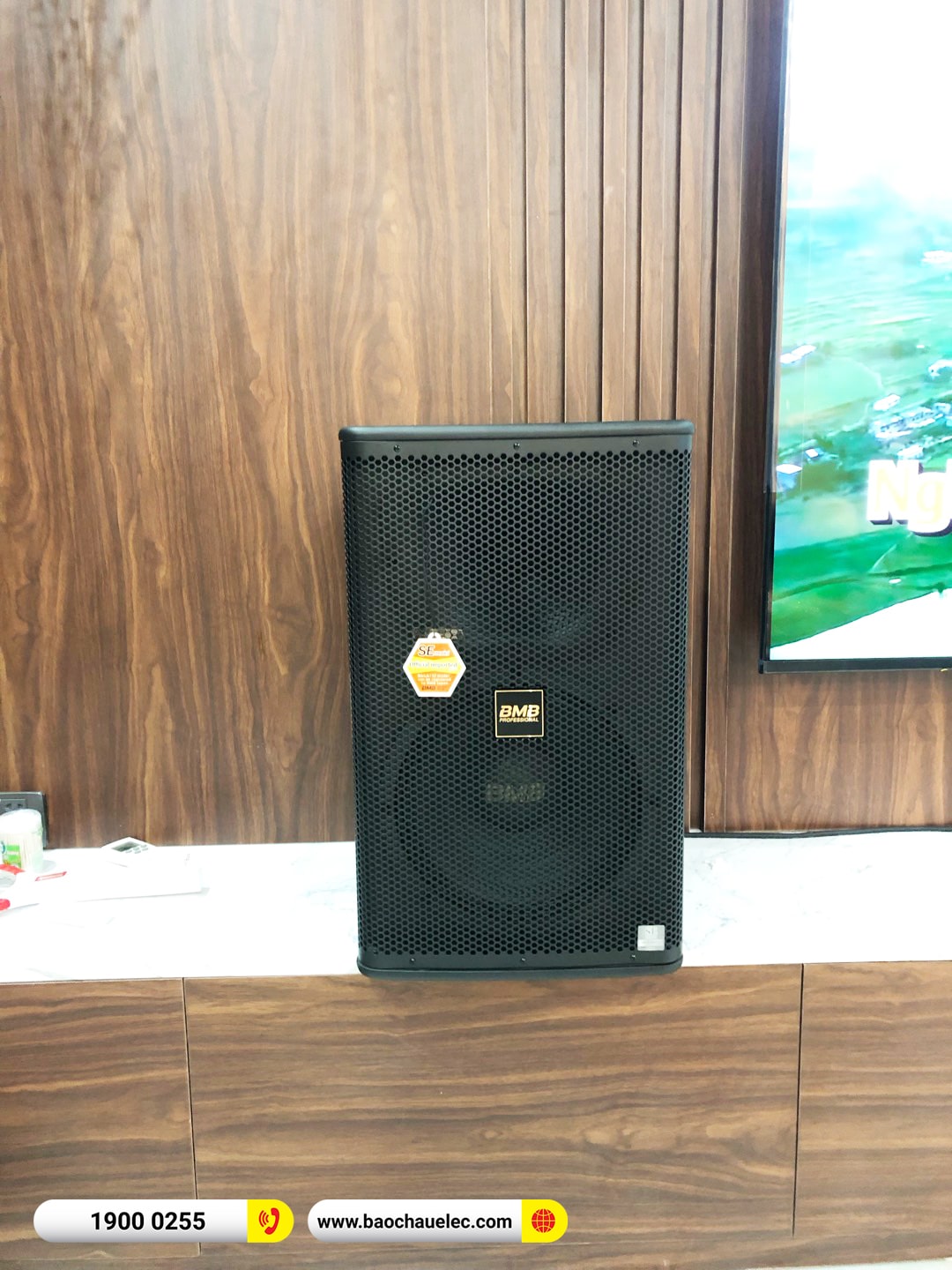 Lắp đặt d&agrave;n karaoke BMB hơn 73tr cho anh Thắng tại H&agrave; Nội (BMB 1212SE, JBL V10, KX180A, SW612, VM200) 