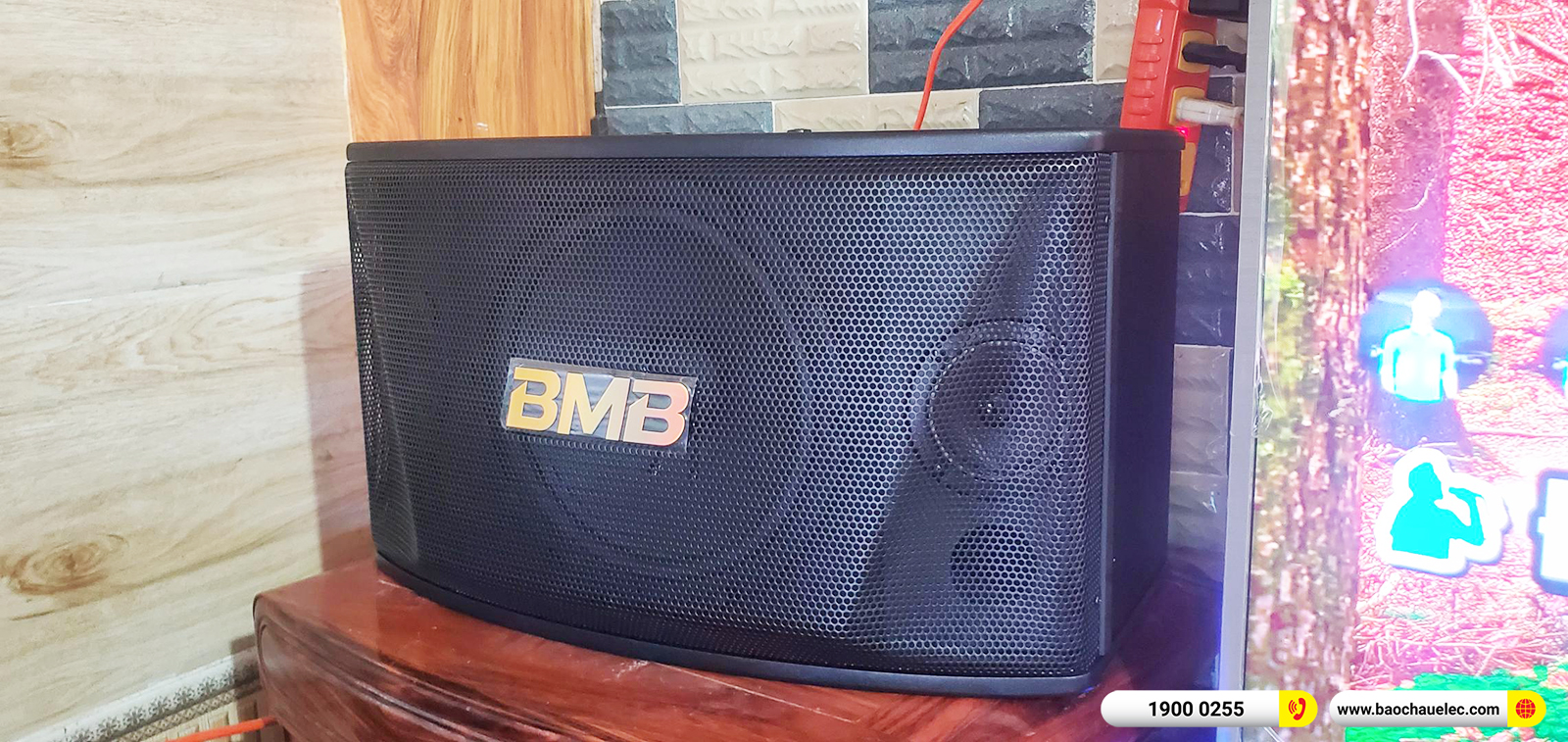 Lắp đặt d&agrave;n karaoke BMB hơn 32tr cho anh Tiền tại H&agrave; Nội