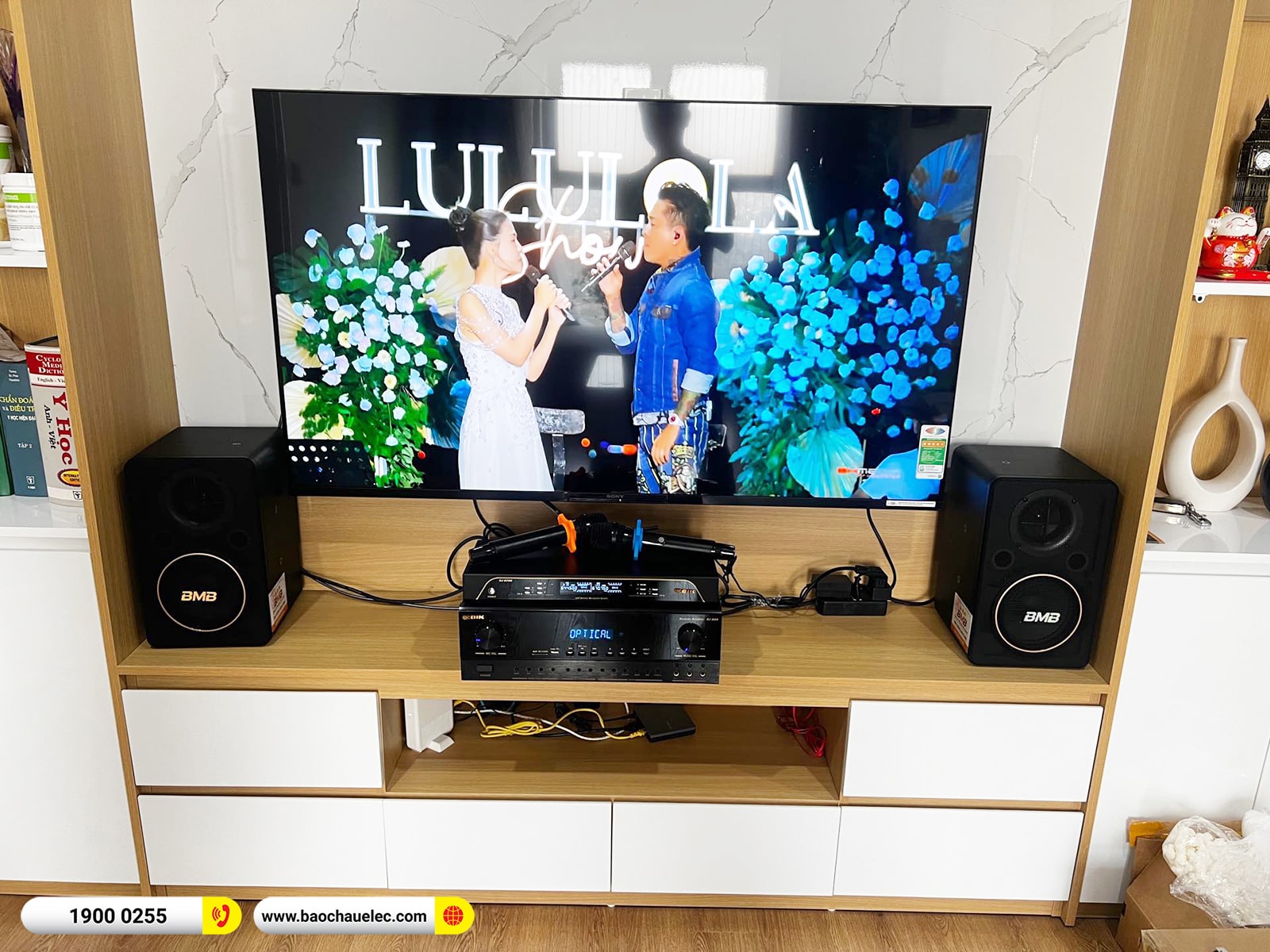 Lắp đặt d&agrave;n karaoke BMB hơn 18tr cho anh To&agrave;n tại H&agrave; Nội 