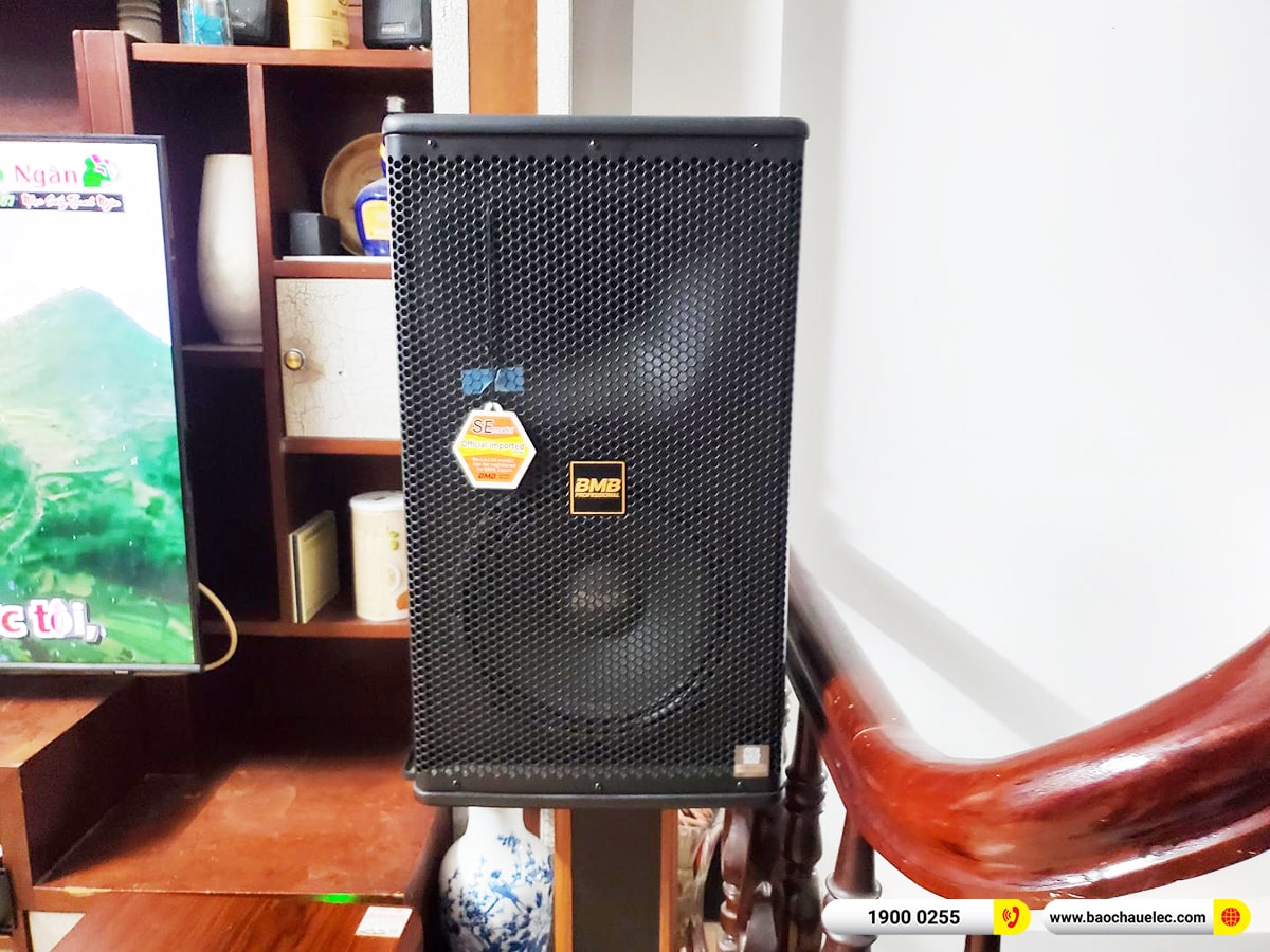 Lắp đặt d&agrave;n karaoke BMB hơn 51tr cho b&aacute;c Việt tại H&agrave; Nội (BMB 1210SE, VM620A, BPR-5600, SW512, VM300, BKSound M8) 