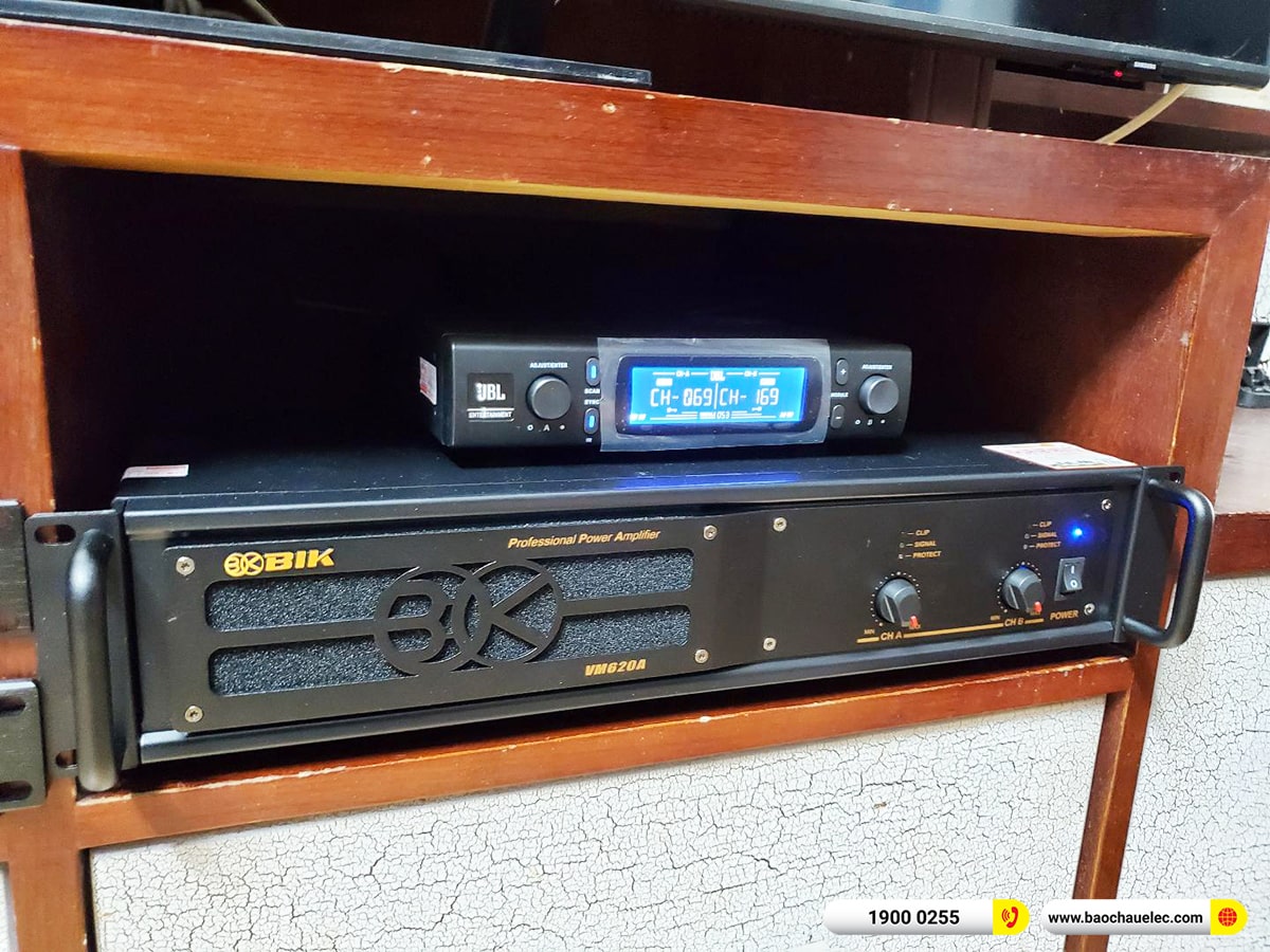 Lắp đặt d&agrave;n karaoke BMB hơn 51tr cho b&aacute;c Việt tại H&agrave; Nội (BMB 1210SE, VM620A, BPR-5600, SW512, VM300, BKSound M8) 
