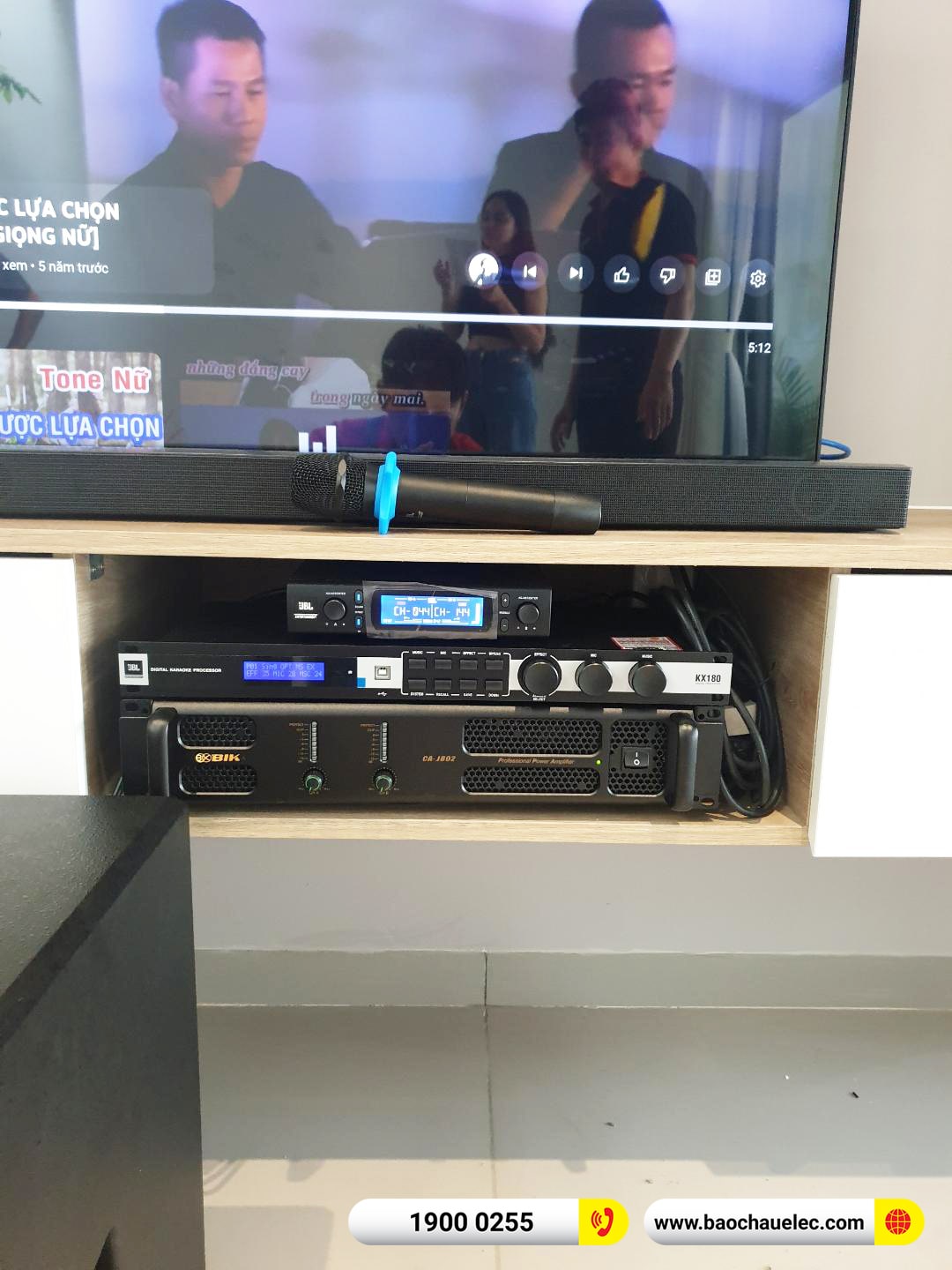 Lắp đặt d&agrave;n karaoke BMB gần 64tr cho chị Hiền tại Đồng Nai (BMB 1212SE, CA-J802, KX180A, TS12S, VM300)